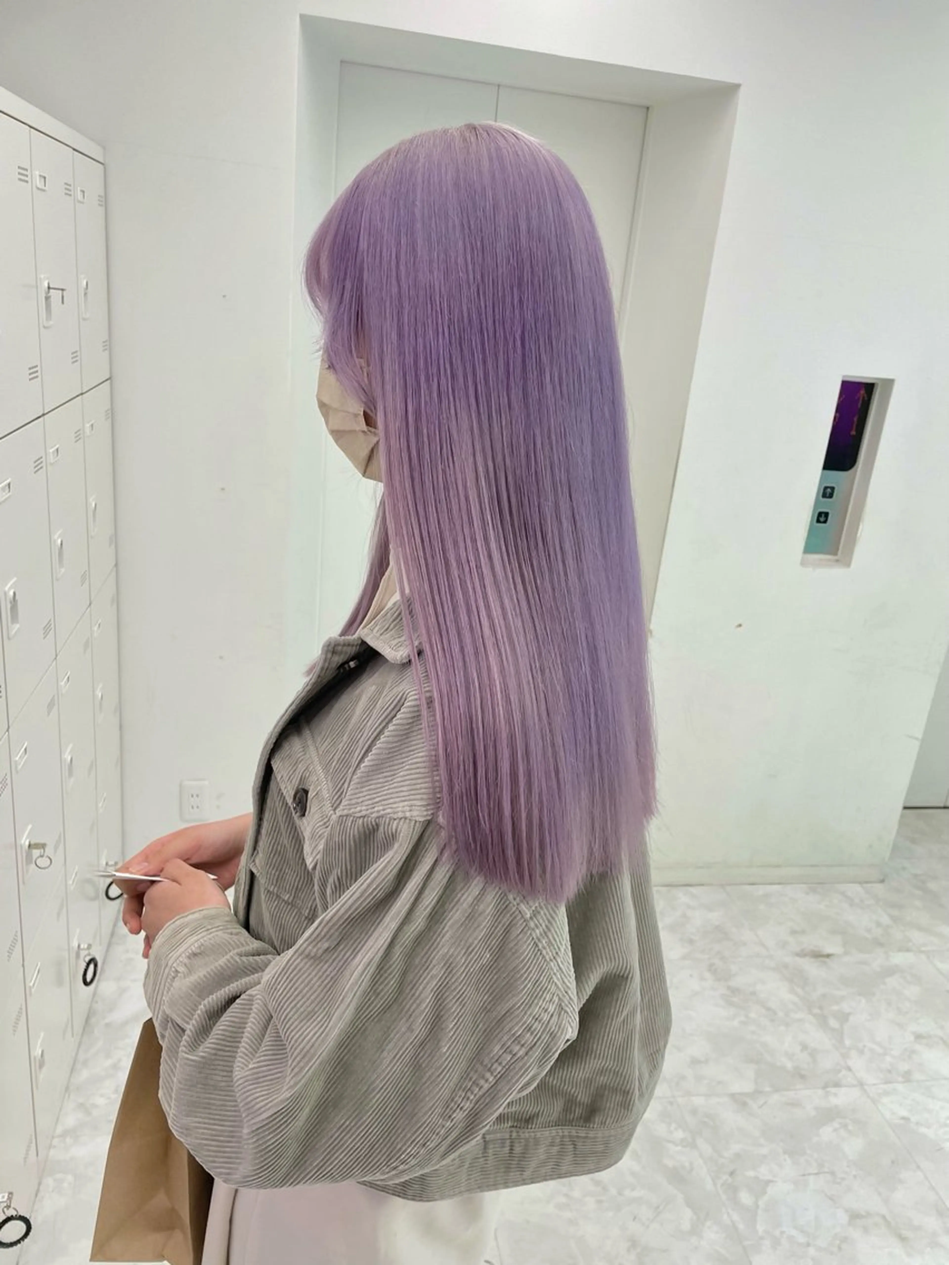 ロング カラー ヘアアレンジ ヘアカラー トリートメント ハイトーン艶カラー 🤍ゆうひのヘアスタイル