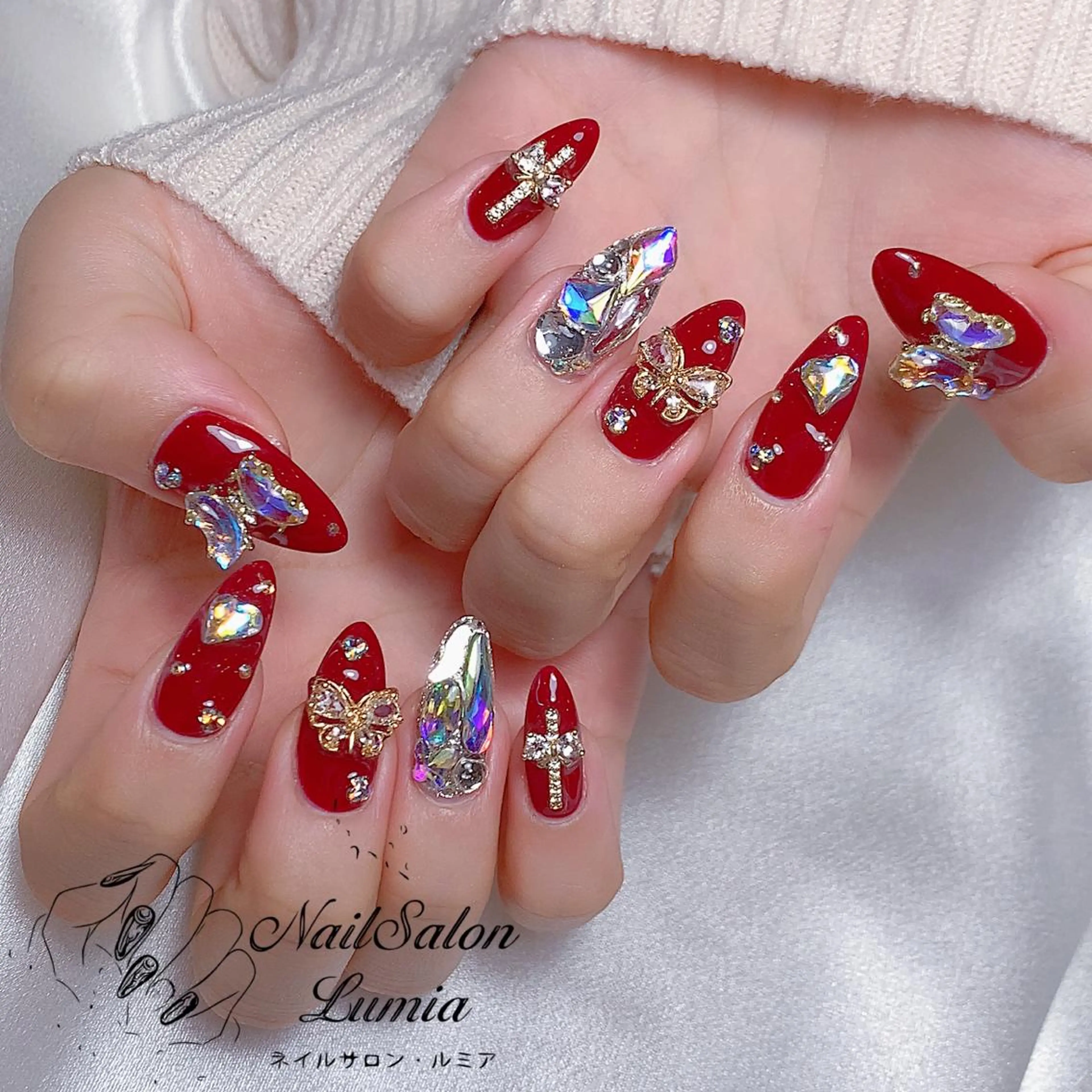 ネイル ハンドネイル ネイルサロン ルミア Lumia 店長のネイルデザイン