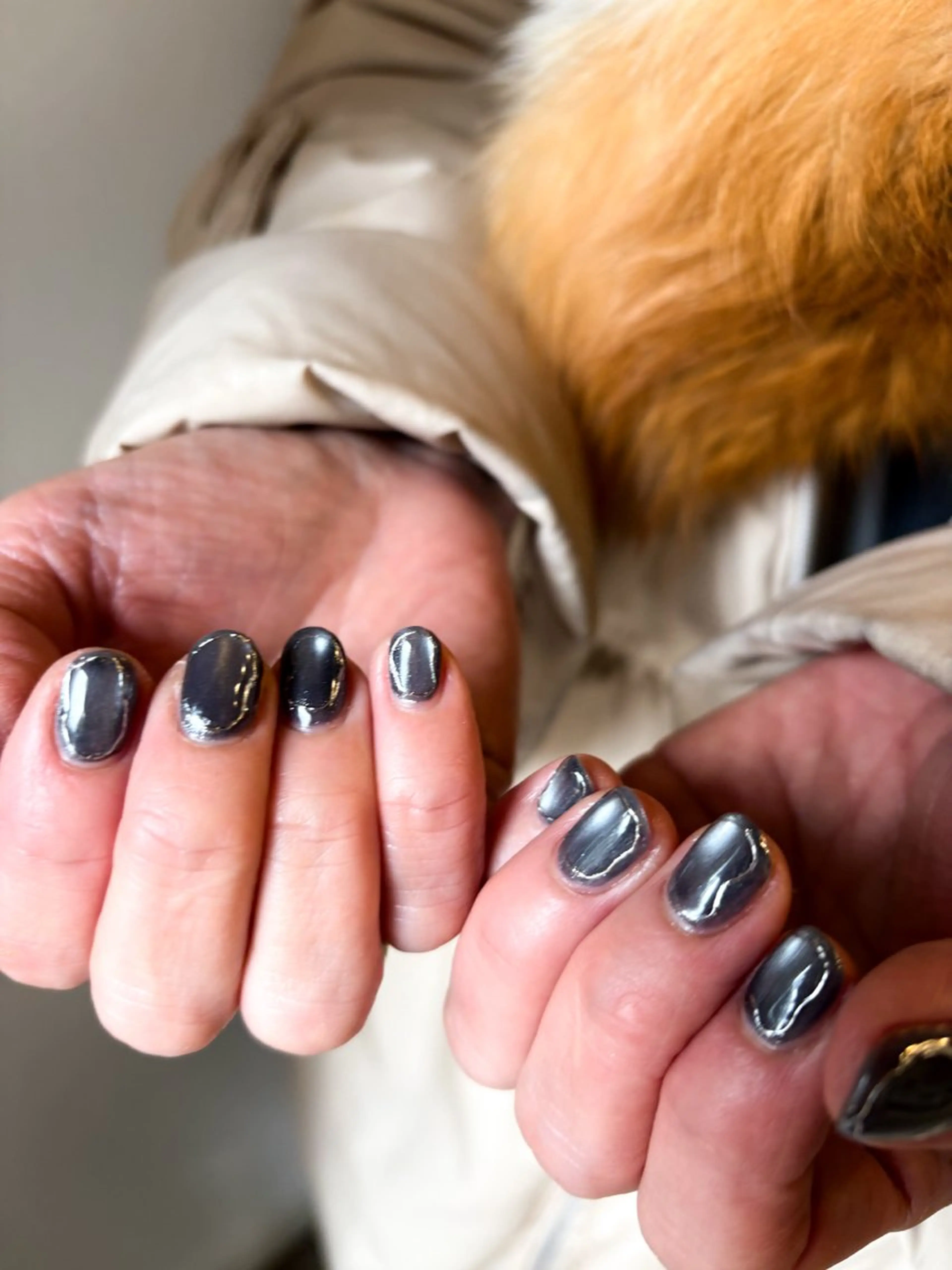 ネイル ハンドネイル 🌲🌳🚪iiit o🌲🌳🌲のネイルデザイン