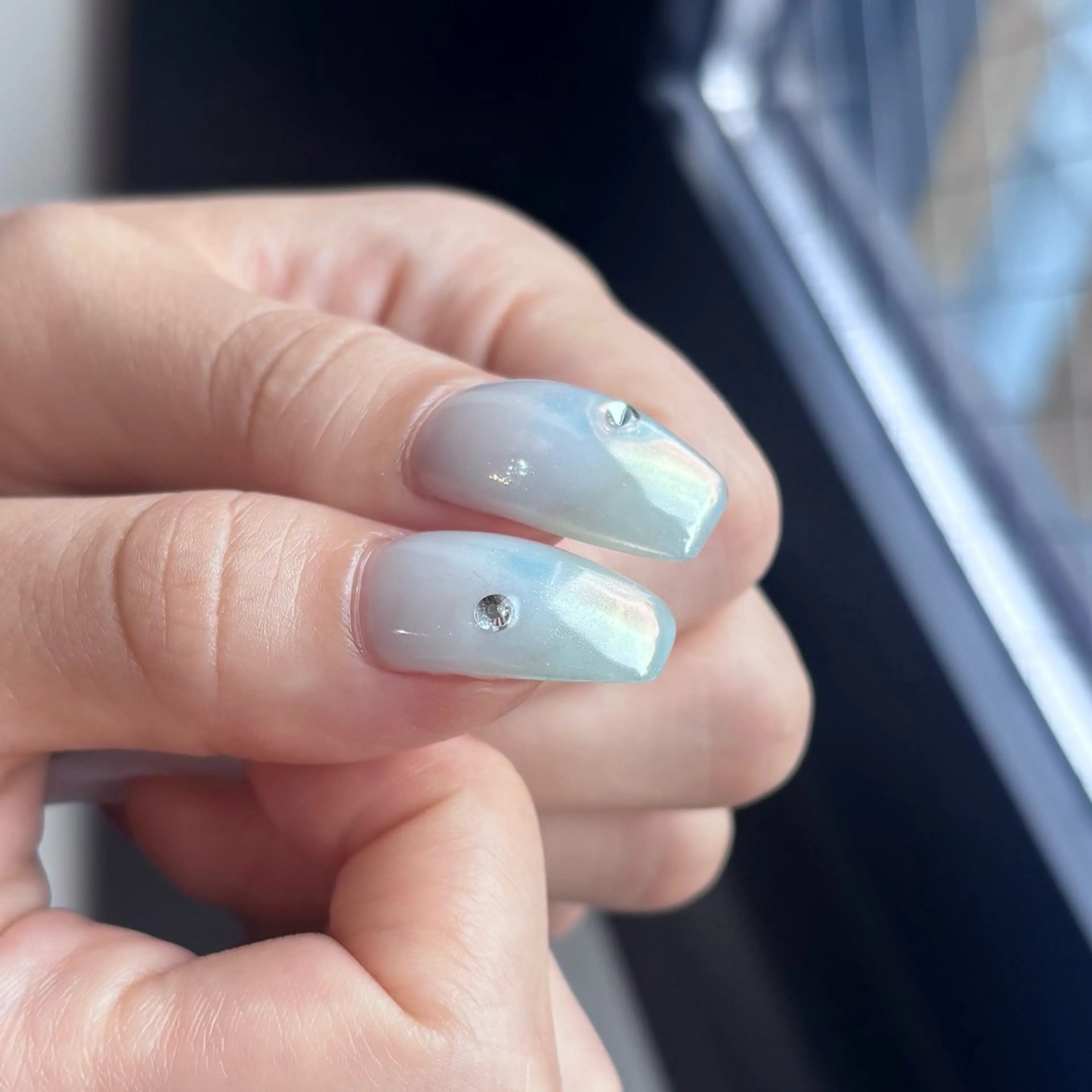 ネイル グラデーション ミラーネイル CLALA Makoのネイルデザイン