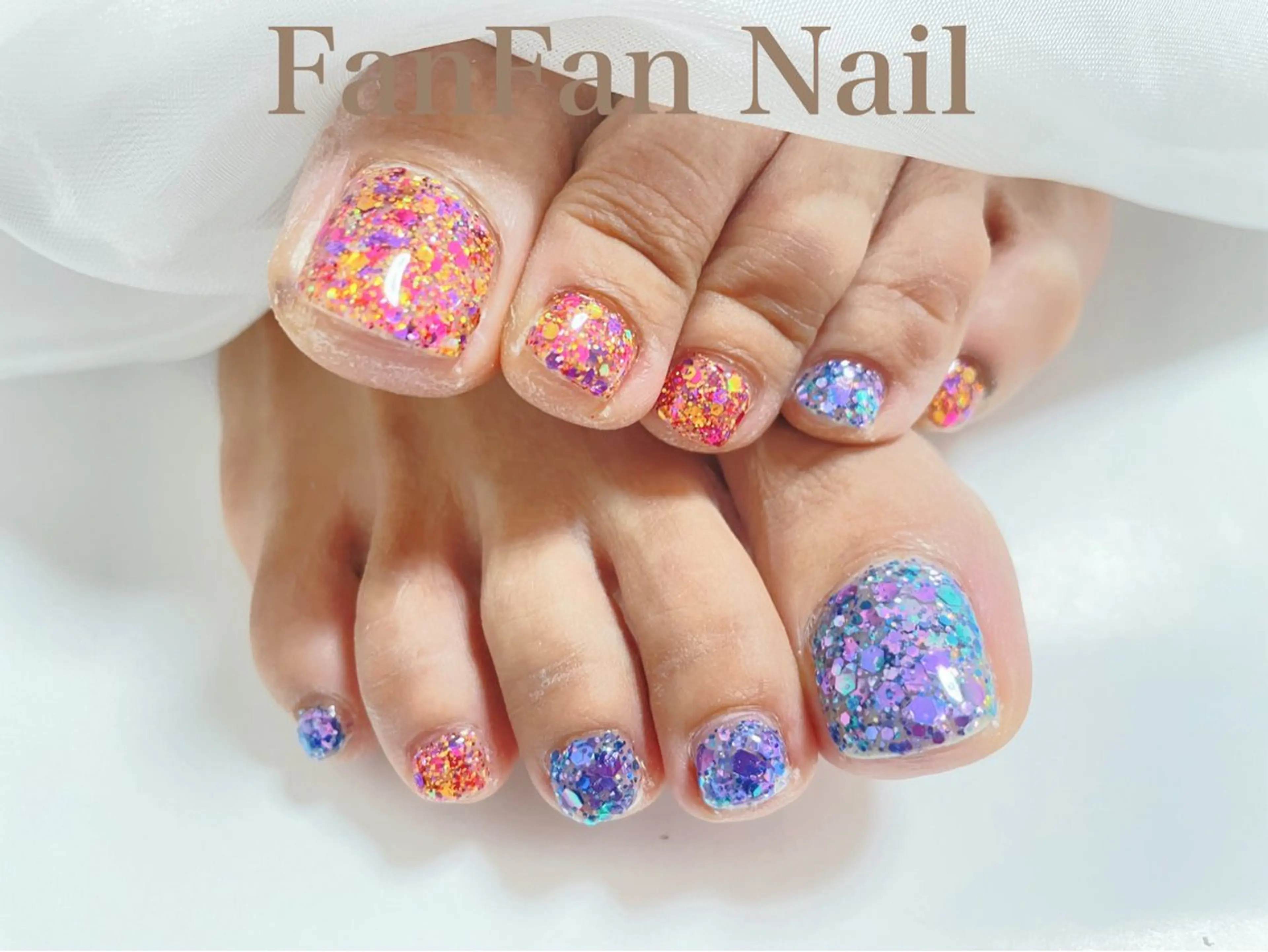 ネイル FanFan 長さ出し専門のネイルデザイン