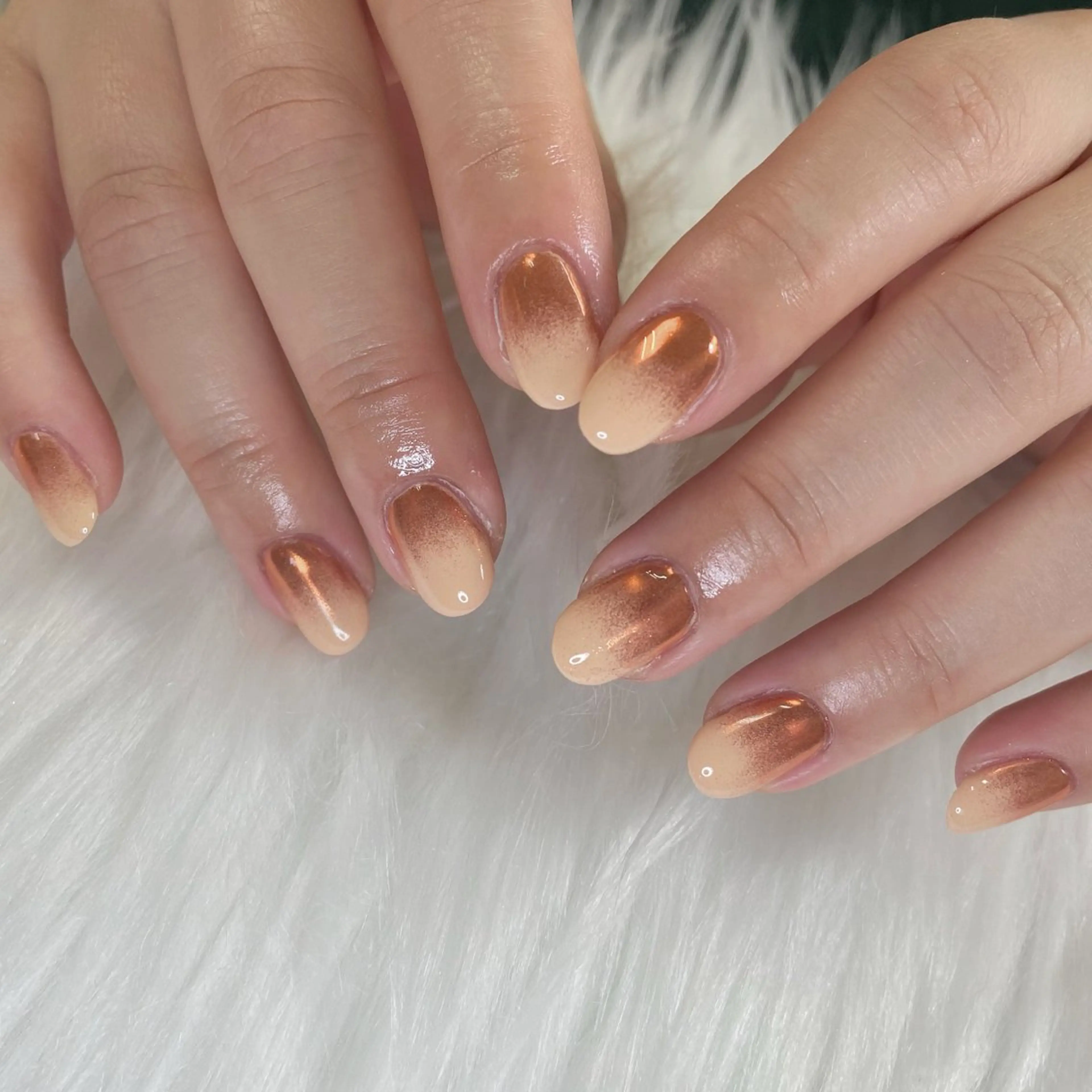 ネイル アートネイル ガーリー グラデーション キラキラネイル 韓国ネイル ハンドネイル Kanako 💫のネイルデザイン