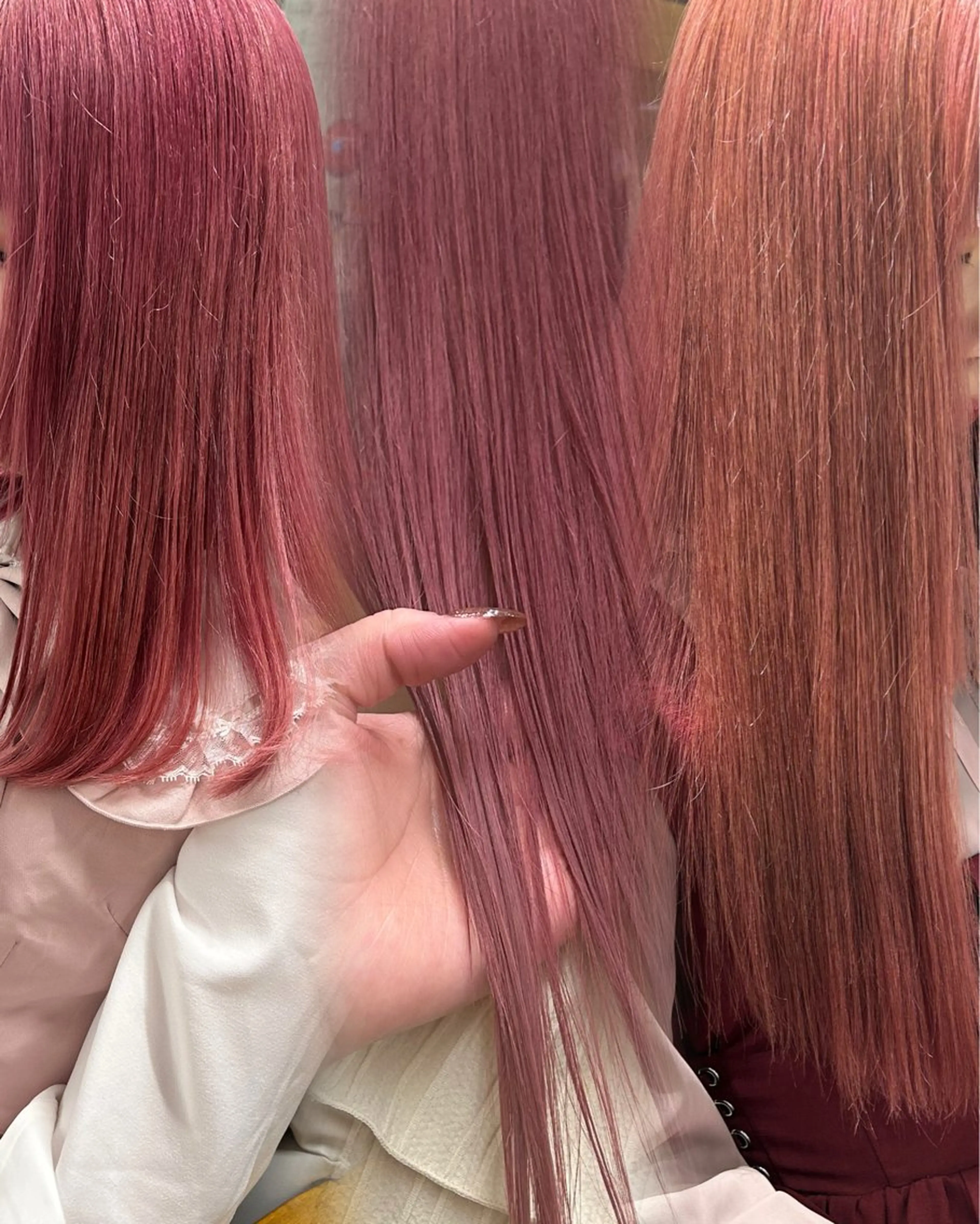 ミディアム カラー ヘアカラー トリートメント ✨ブリーチ特化✨ 💚Acchon💚のヘアスタイル