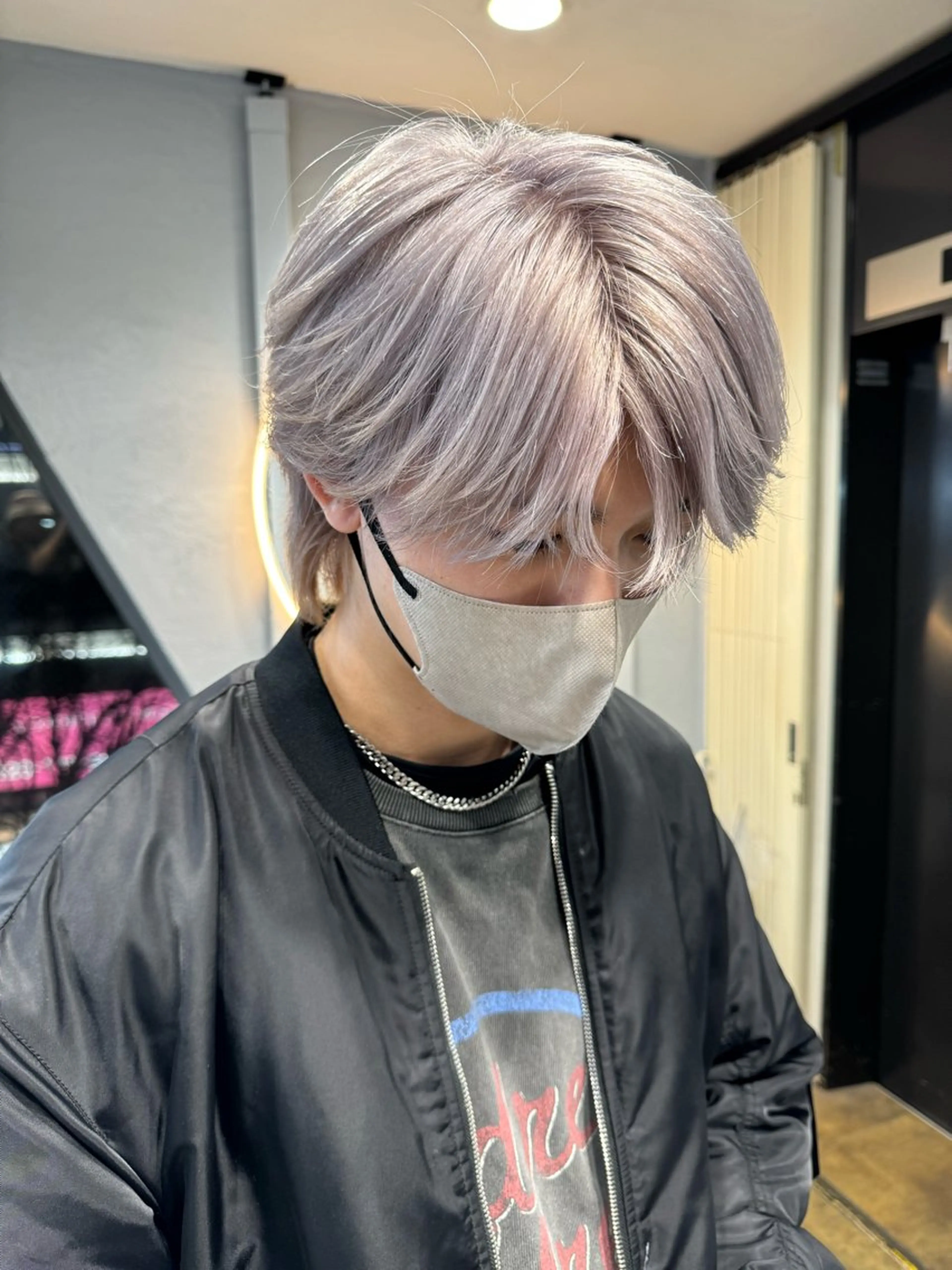 カラー メンズ dao/ミルクティー /ブラウン/ブロンドのヘアスタイル