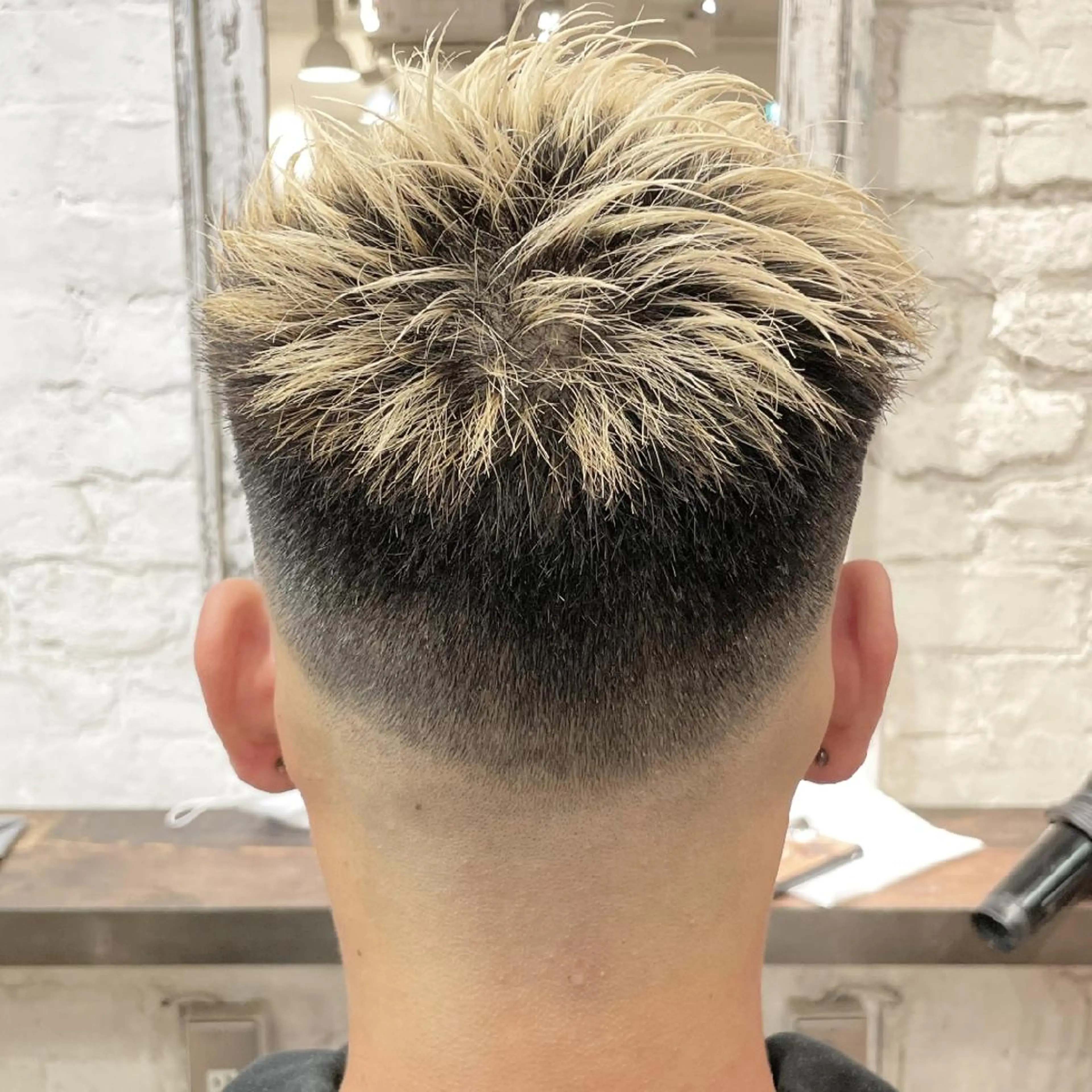 ショート メンズ カット Hair make ONE  008所属・メンズ/フェード/ バーバー/盛山大地のヘアスタイル