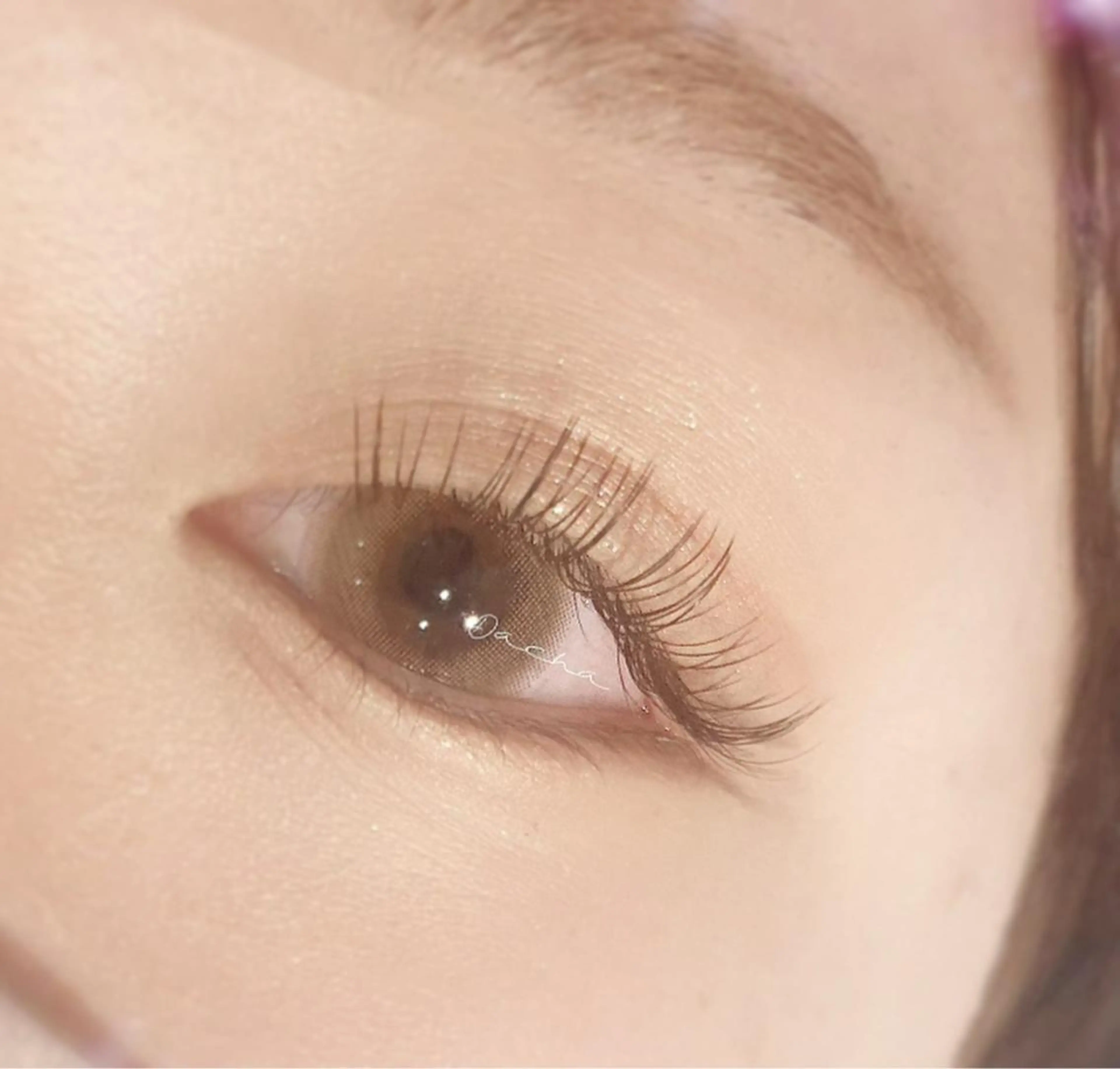 【当日予約空いてたらラッキー💙】フラットラッシュ100本仕上げコーティング付きの写真