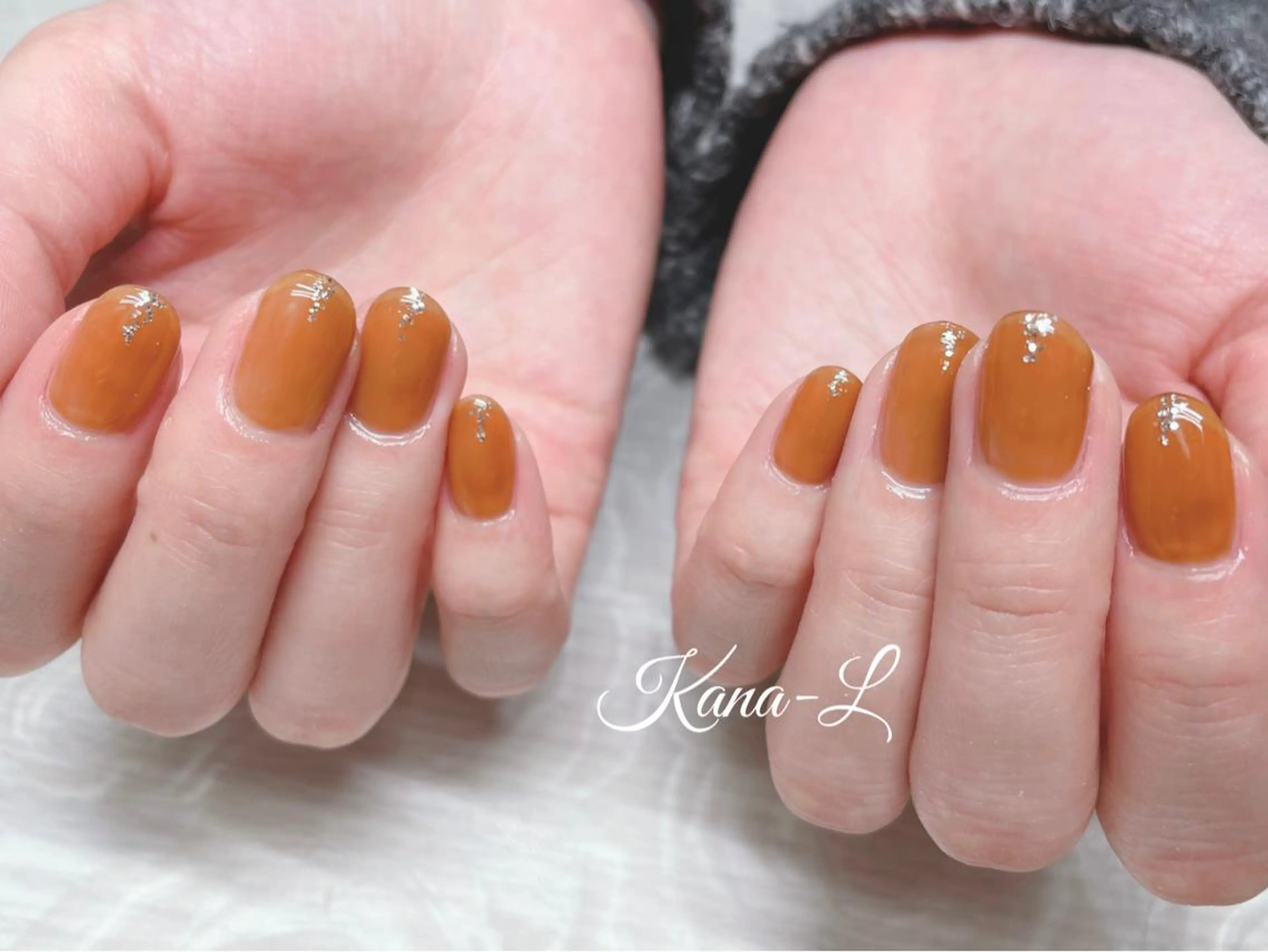 カラー ネイル オフィスネイル 芦辺 香奈のネイルデザイン