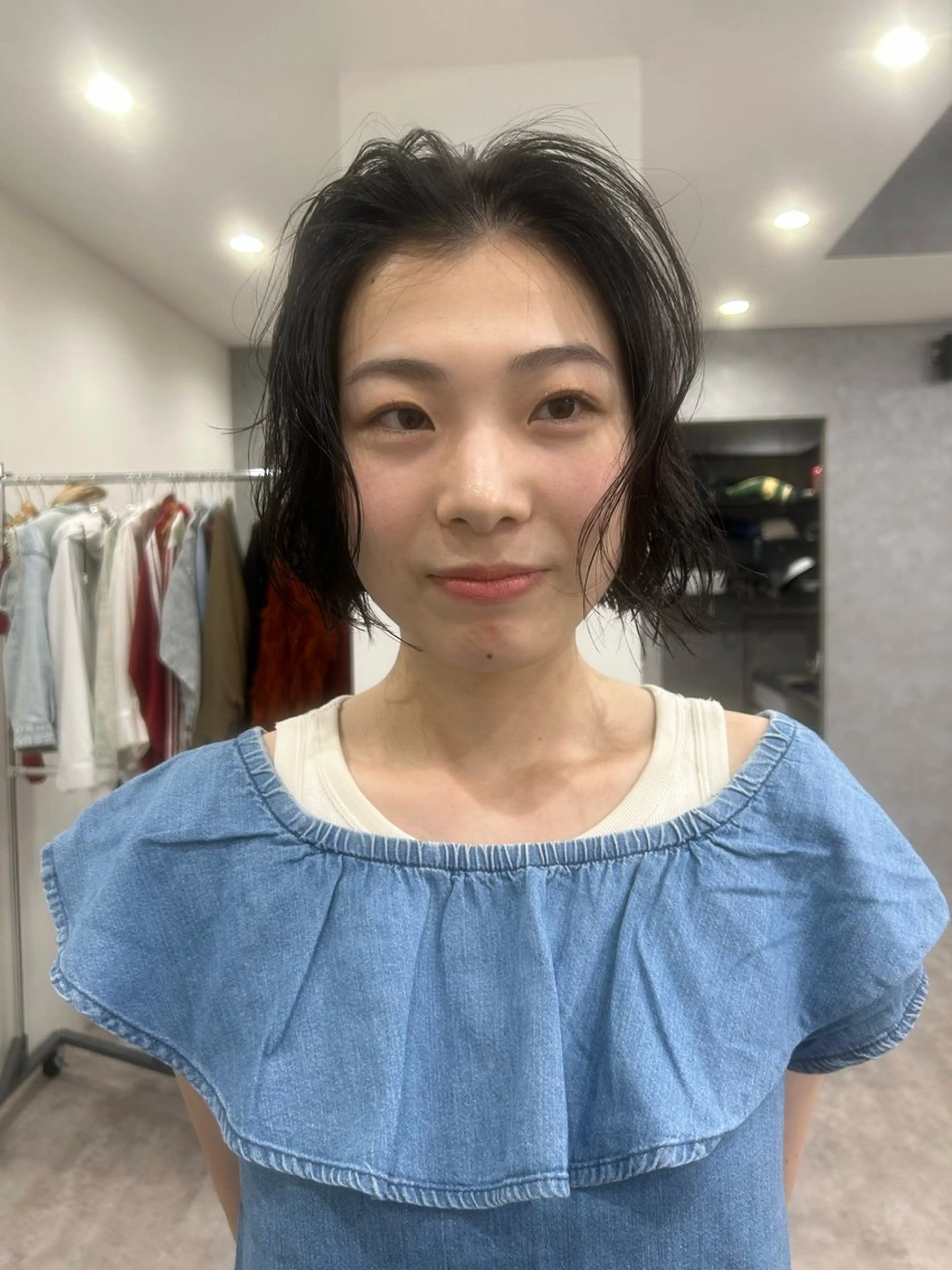 ミディアム aika/パーマ/ ショート/伏見のヘアスタイル