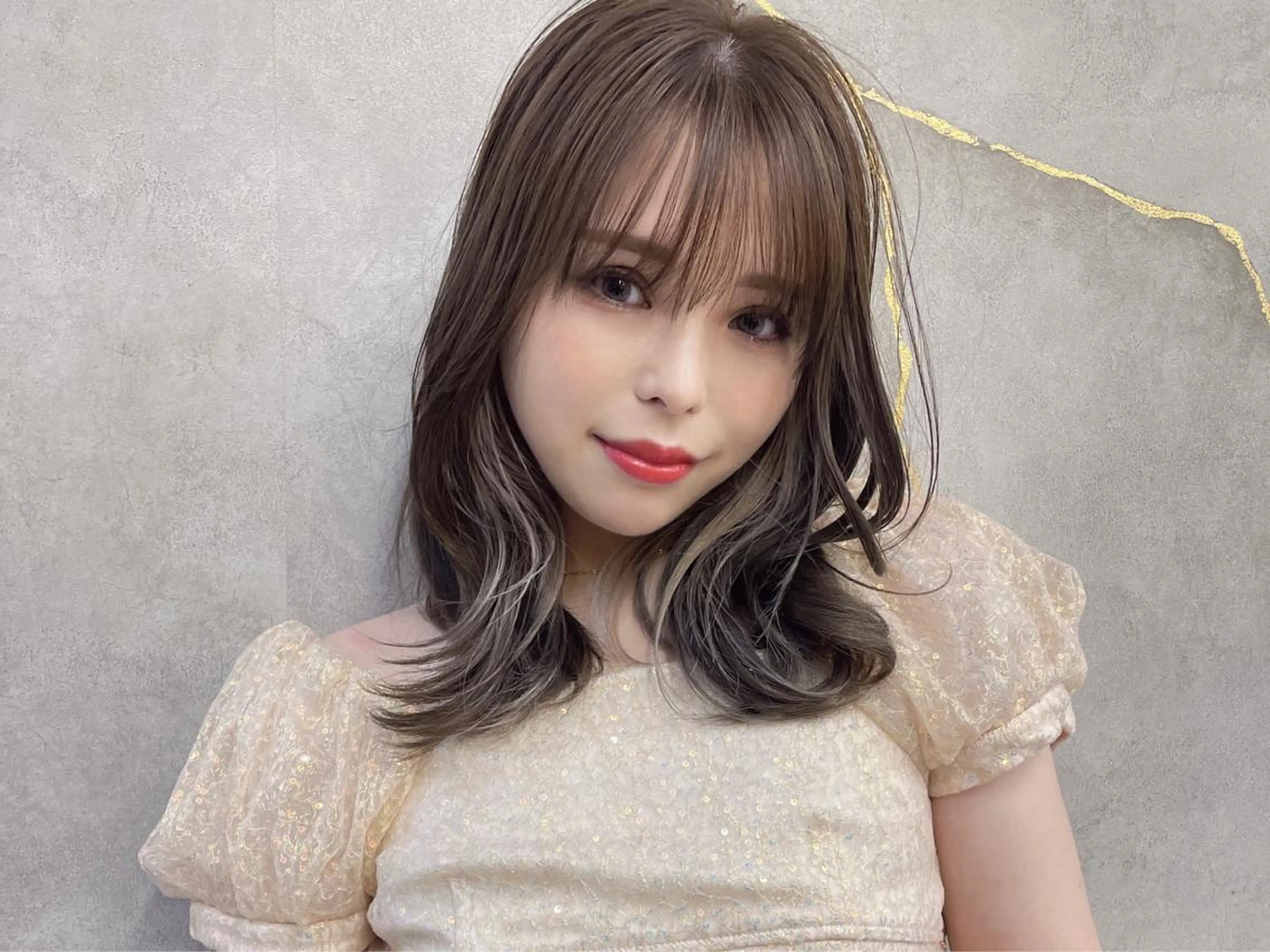 ミディアム 池袋/韓国/レイヤー 髪質改善/村上けいとのヘアスタイル