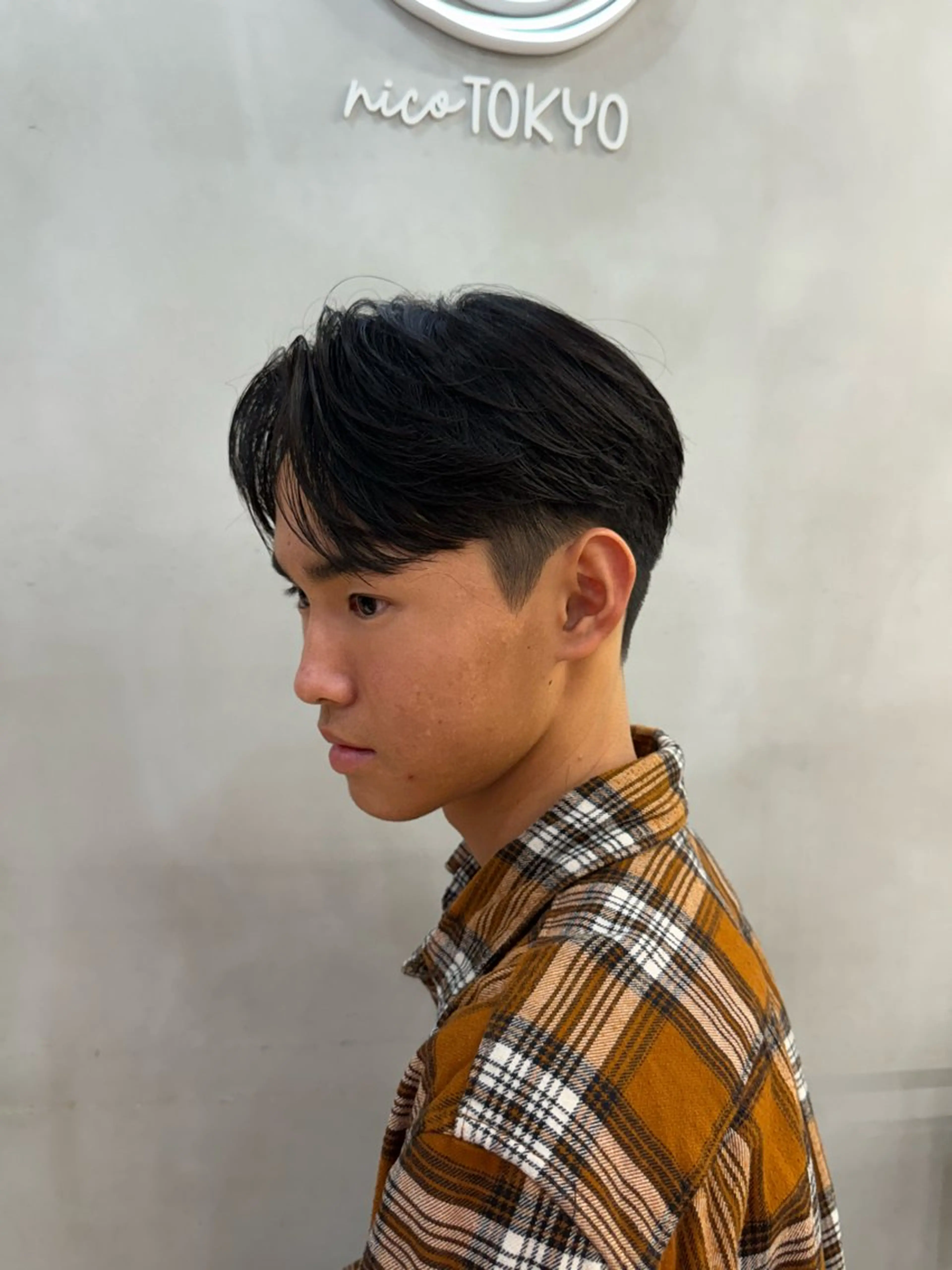 ショート メンズ nico TOKYO所属・ニュアンス/ センターパート/イノのヘアスタイル