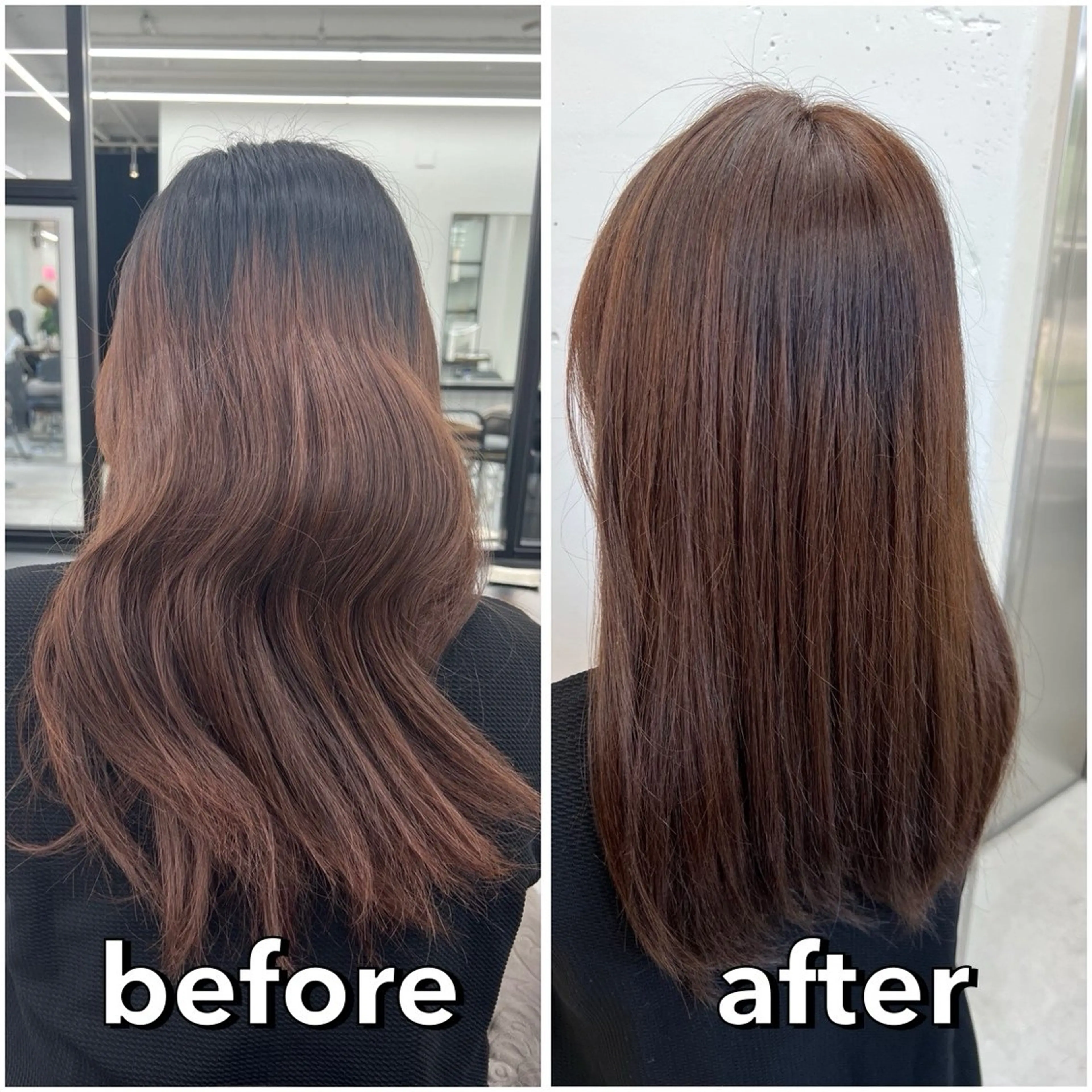 セミロング カラー ベージュカラー 透明感カラー ラテベージュ ヘアカラー あすか JILLSTUDIOのヘアスタイル