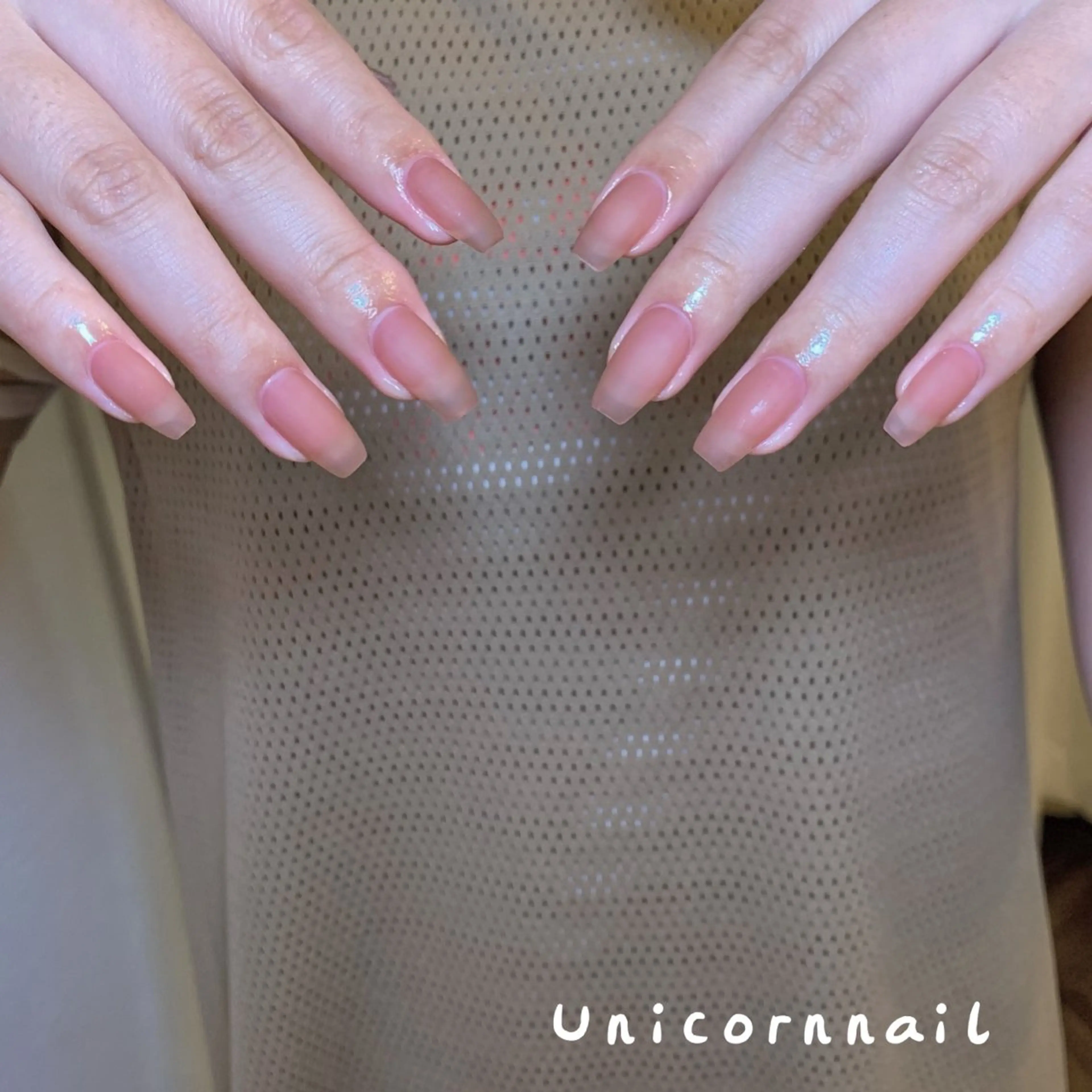 ネイル マットネイル ワンカラーネイル UnicornNail所属・Unicorn Nail 矢場町店のネイルデザイン