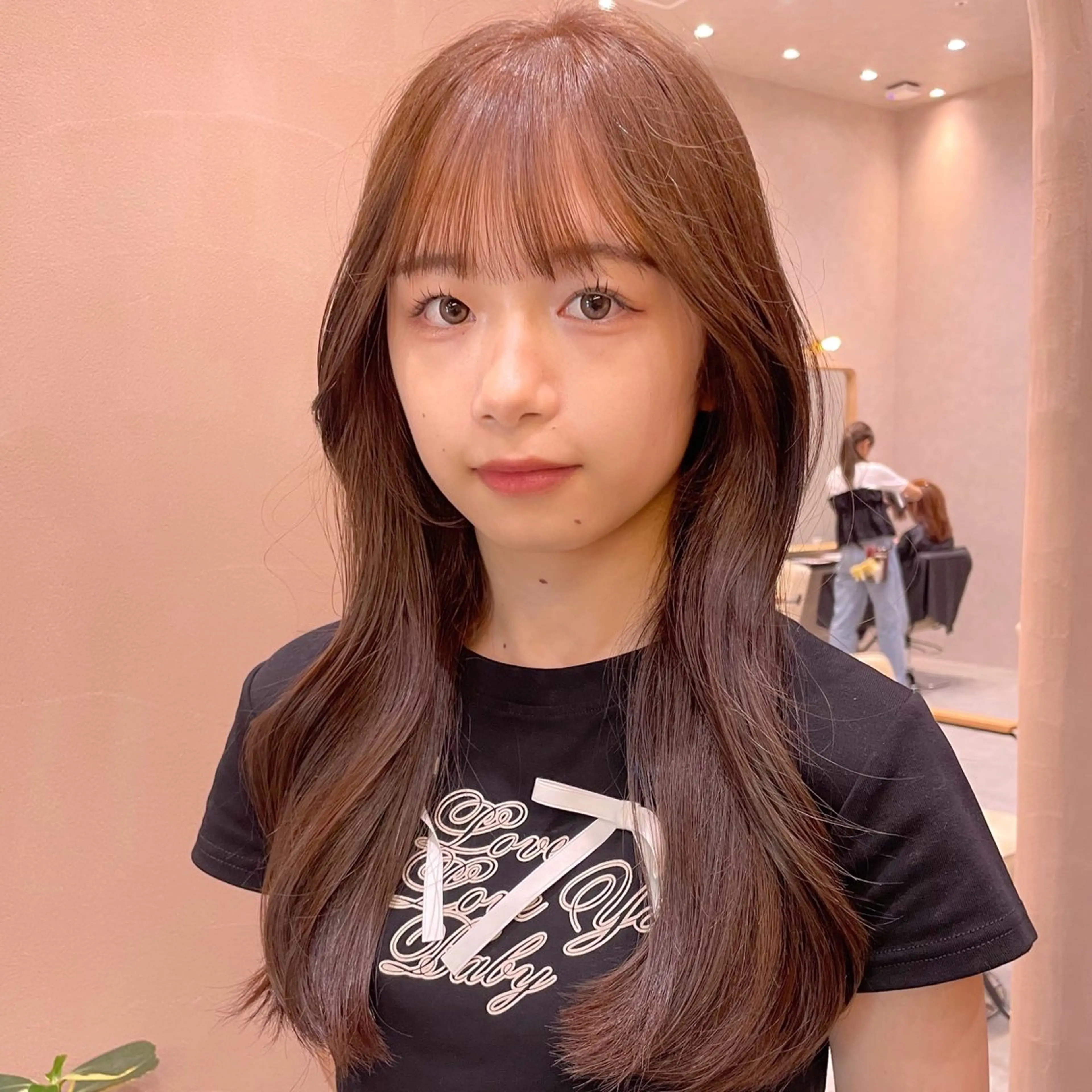 ロング カラー レイヤー/ブリーチ /暖色/ゆきなのヘアスタイル