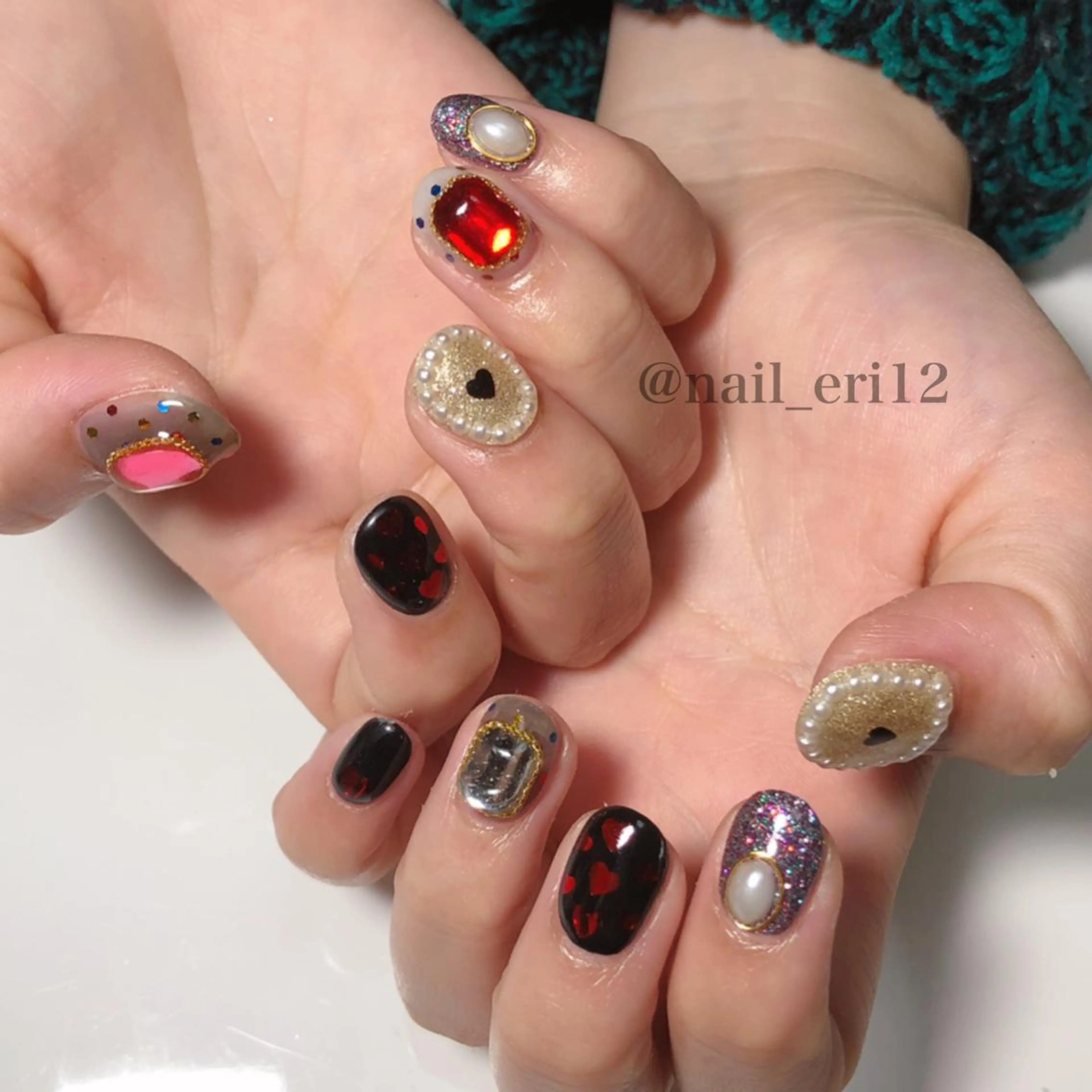 ショート ネイル nail salon &e eriのネイルデザイン