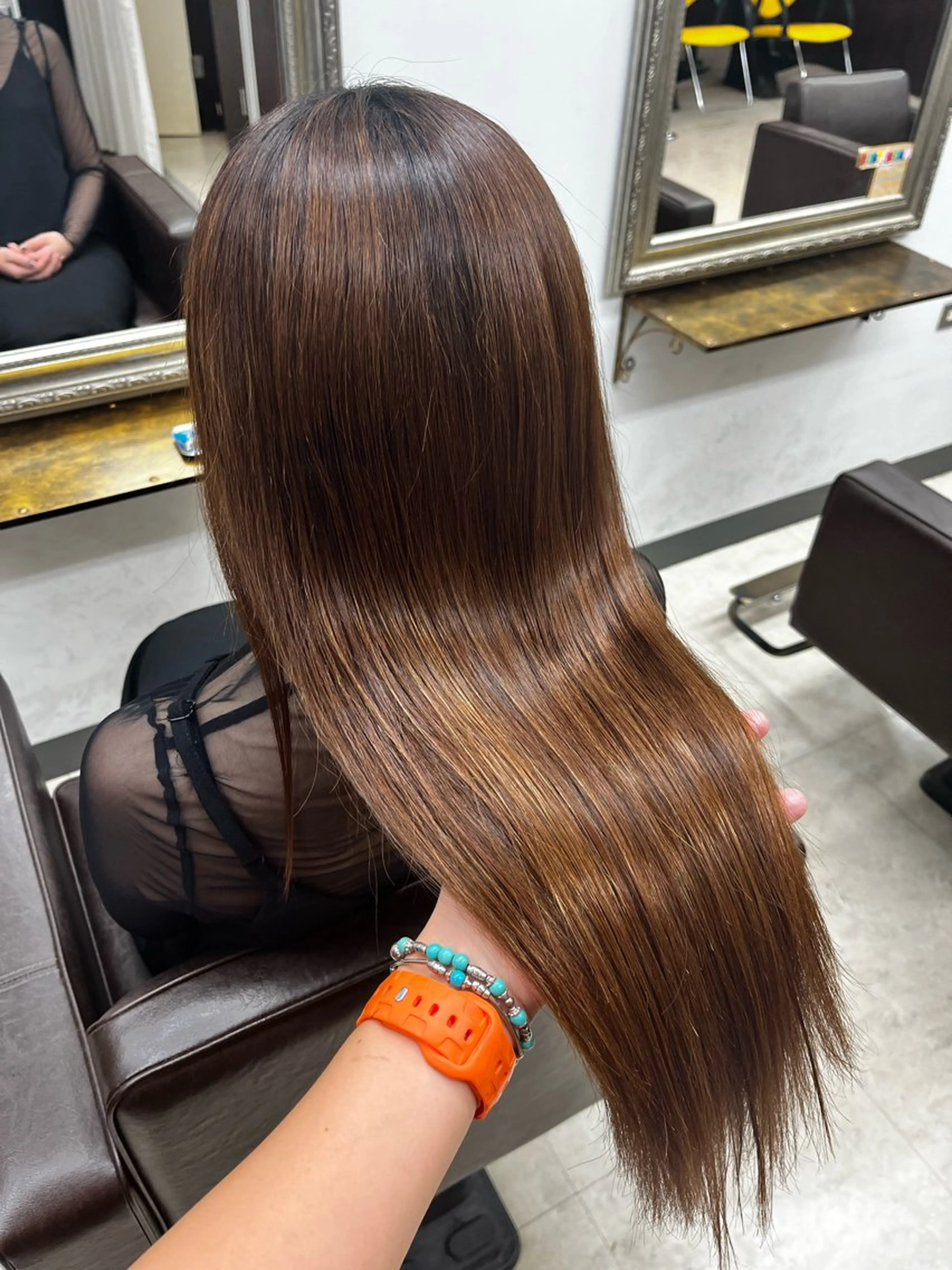 ロング 縮毛矯正 Crescere所属・小島 凜のヘアスタイル