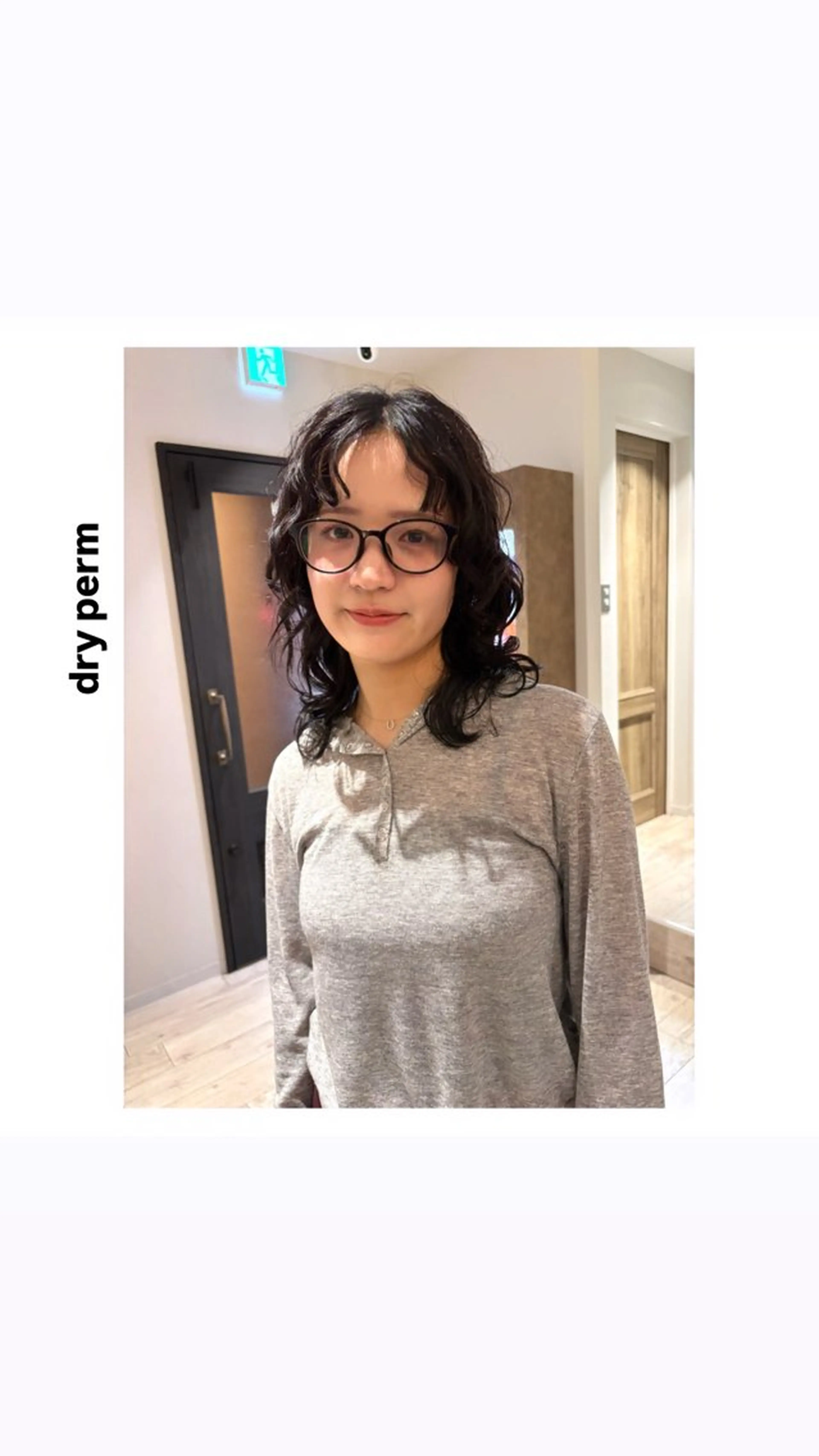 ミディアム パーマ ミディアムパーマ レイヤーカット カット パーマ トリートメント hiro【沿線で叶う 似合わせhair】のヘアスタイル