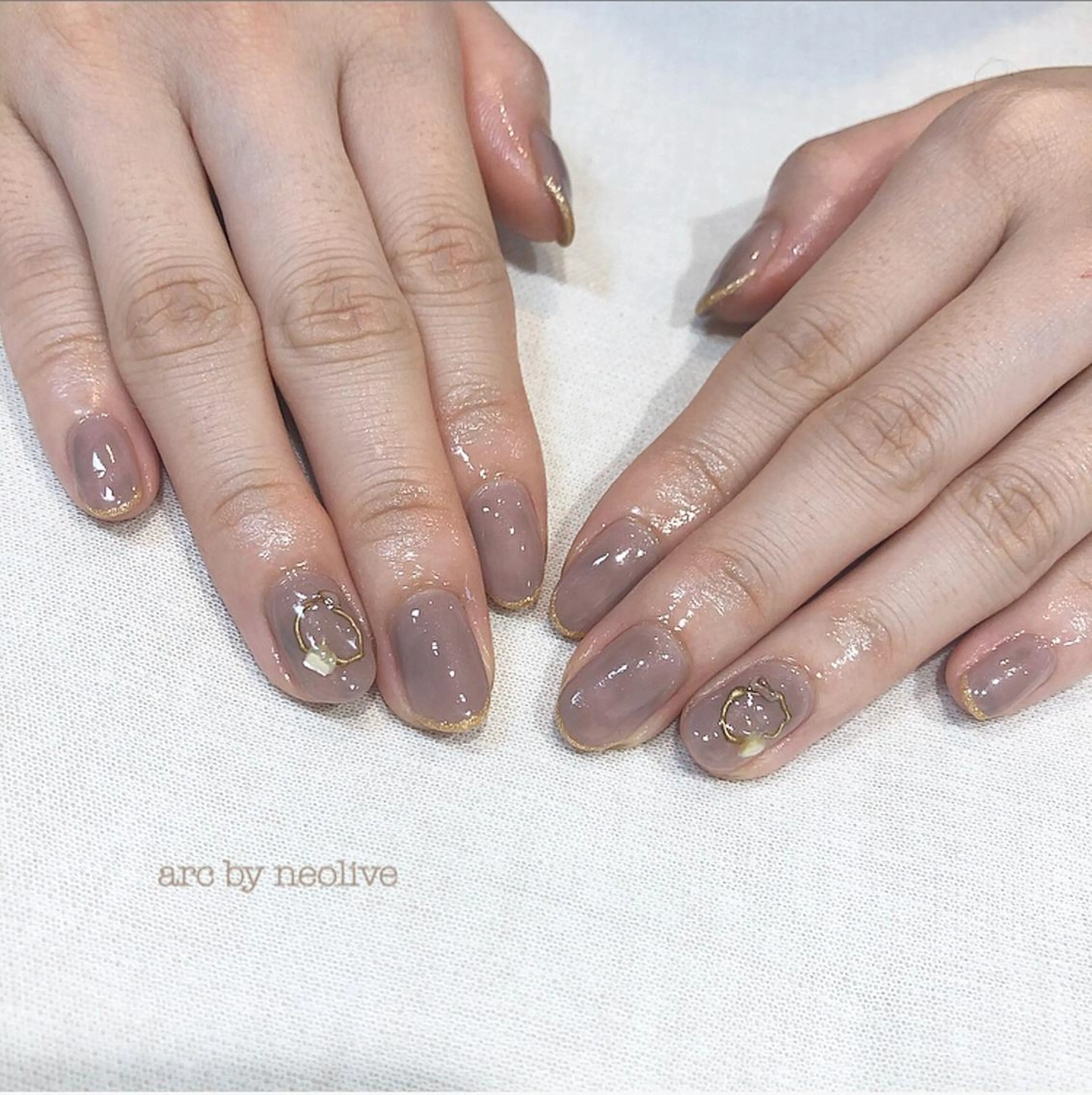 ネイル シンプルネイル rina eye&nailのマツエク・マツパデザイン