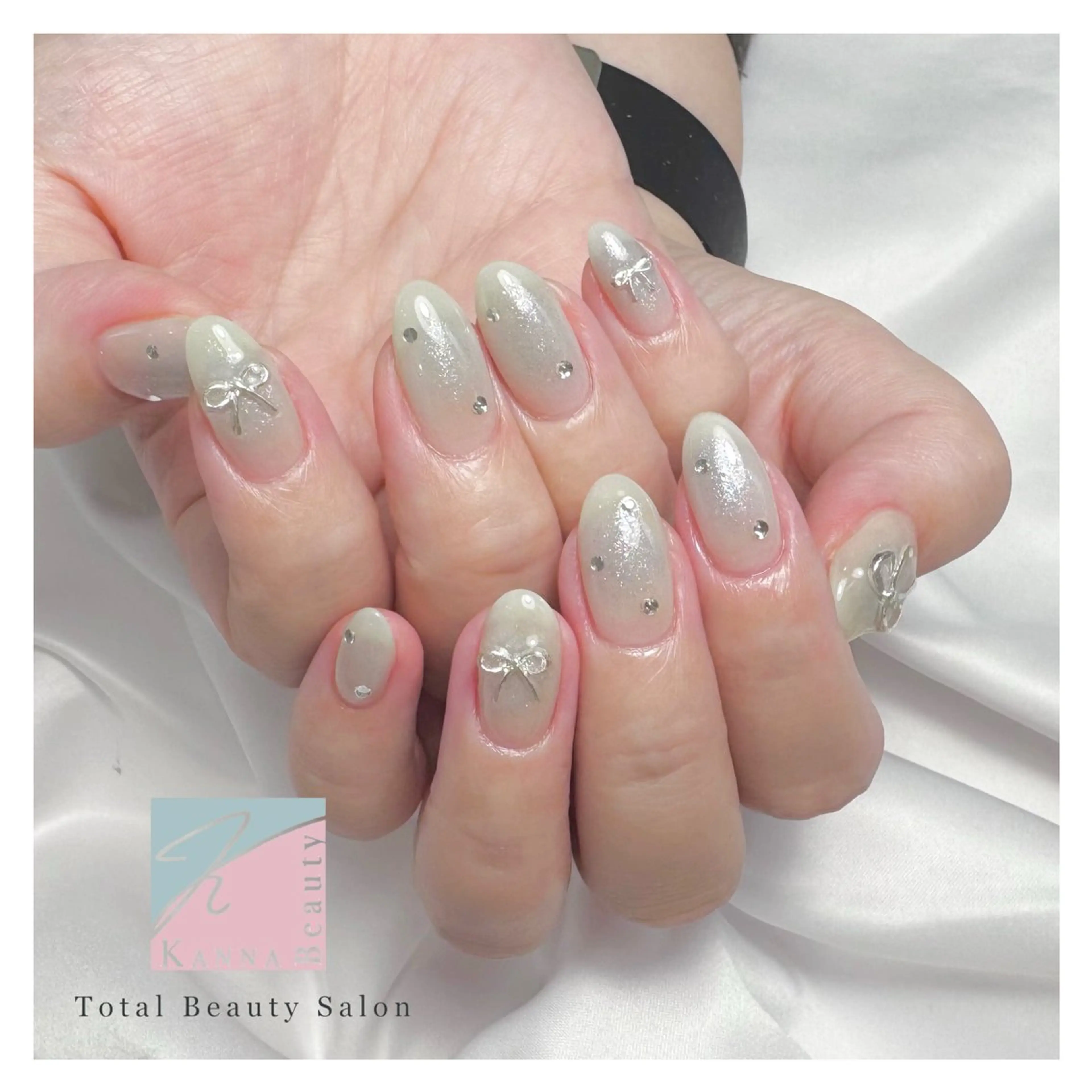 ネイル フットネイル ジェルネイル グラデーション キラキラネイル マグネットネイル ハンドネイル Kanna Yuki カンナユキのネイルデザイン