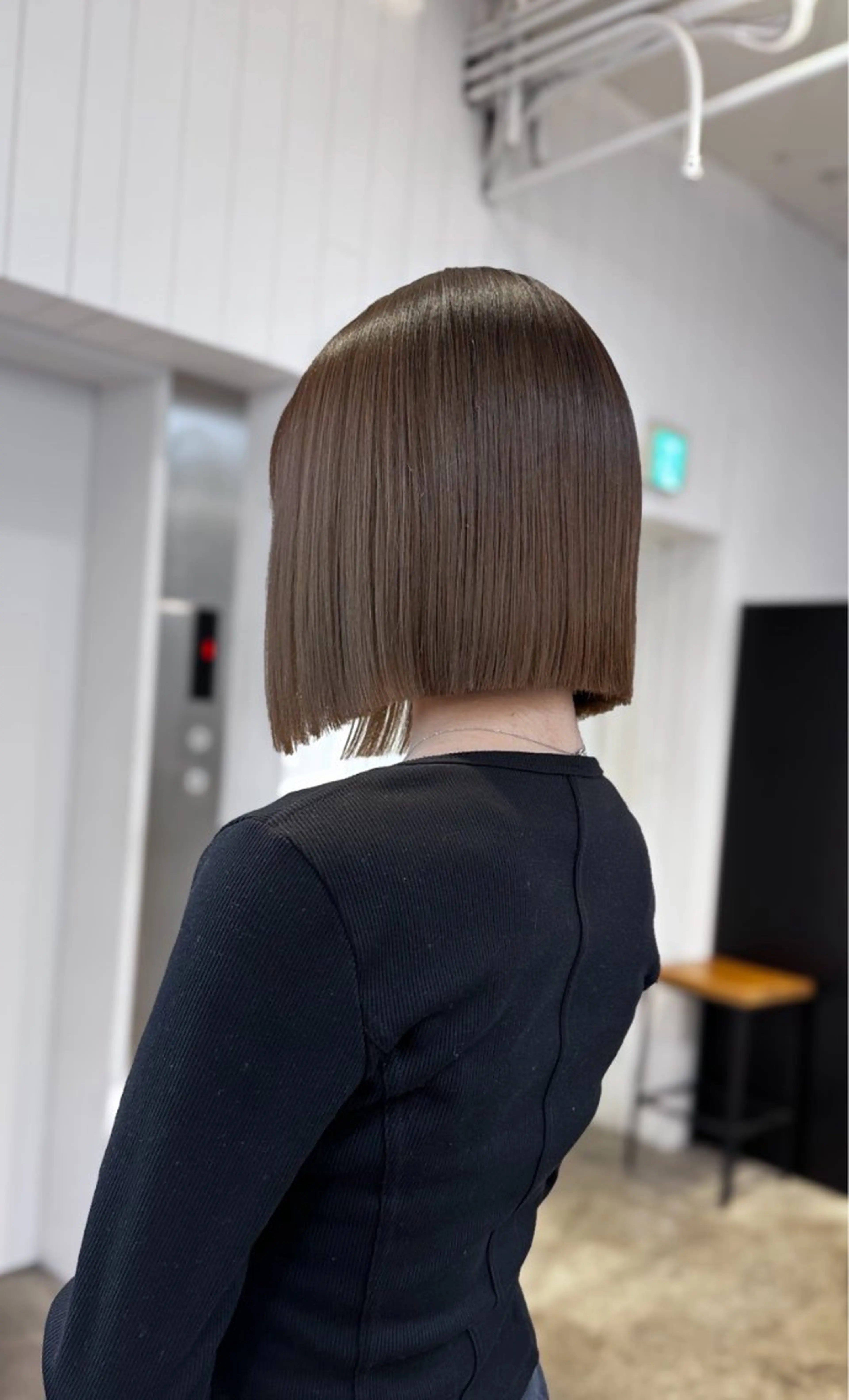 新宿ෆ‪丸みショート /縮毛矯正/cahoのヘアスタイル