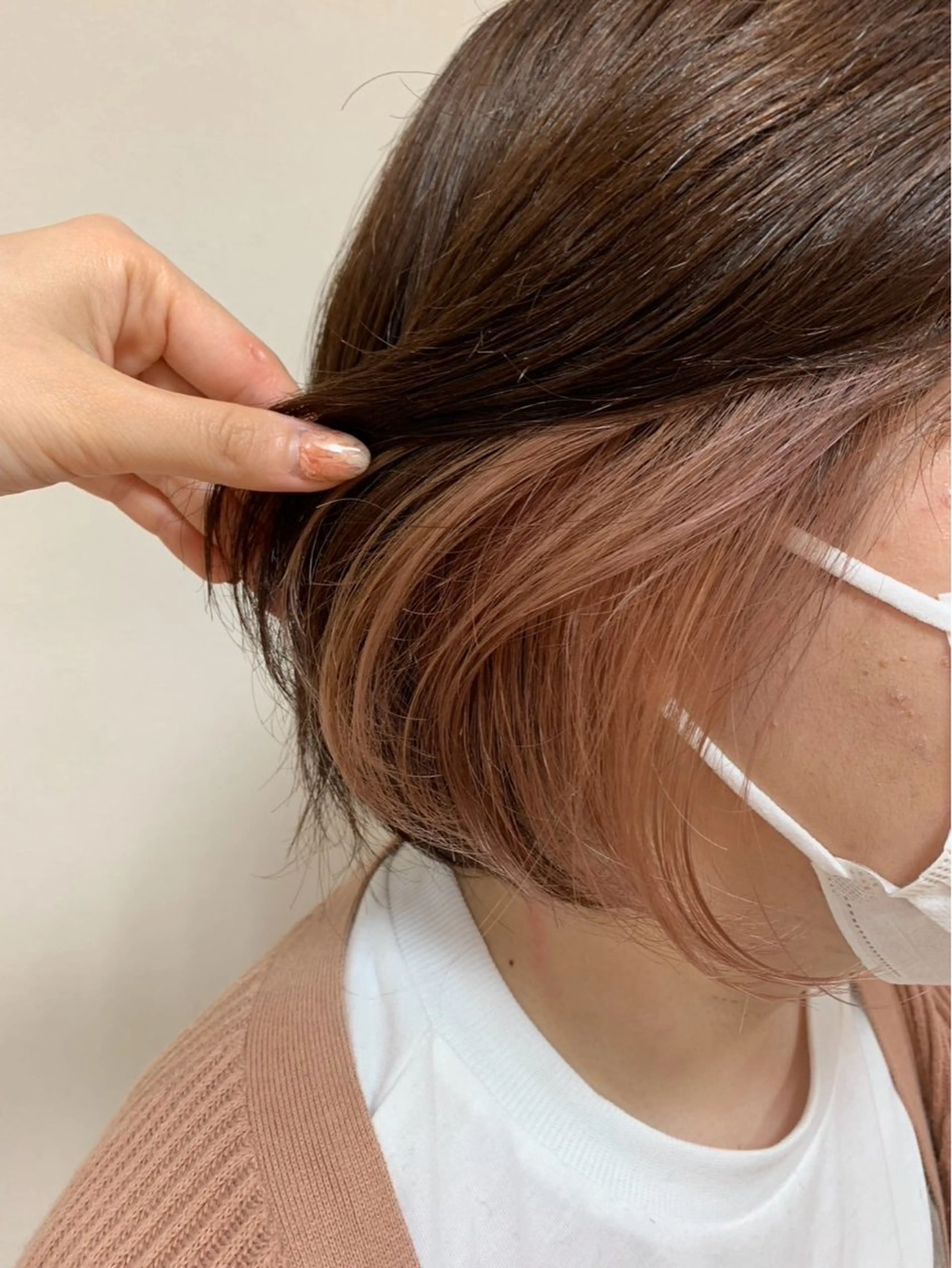 ミディアム ヘアカラー トリートメント ハイトーン/エクステ /りこぴん🎀のヘアスタイル