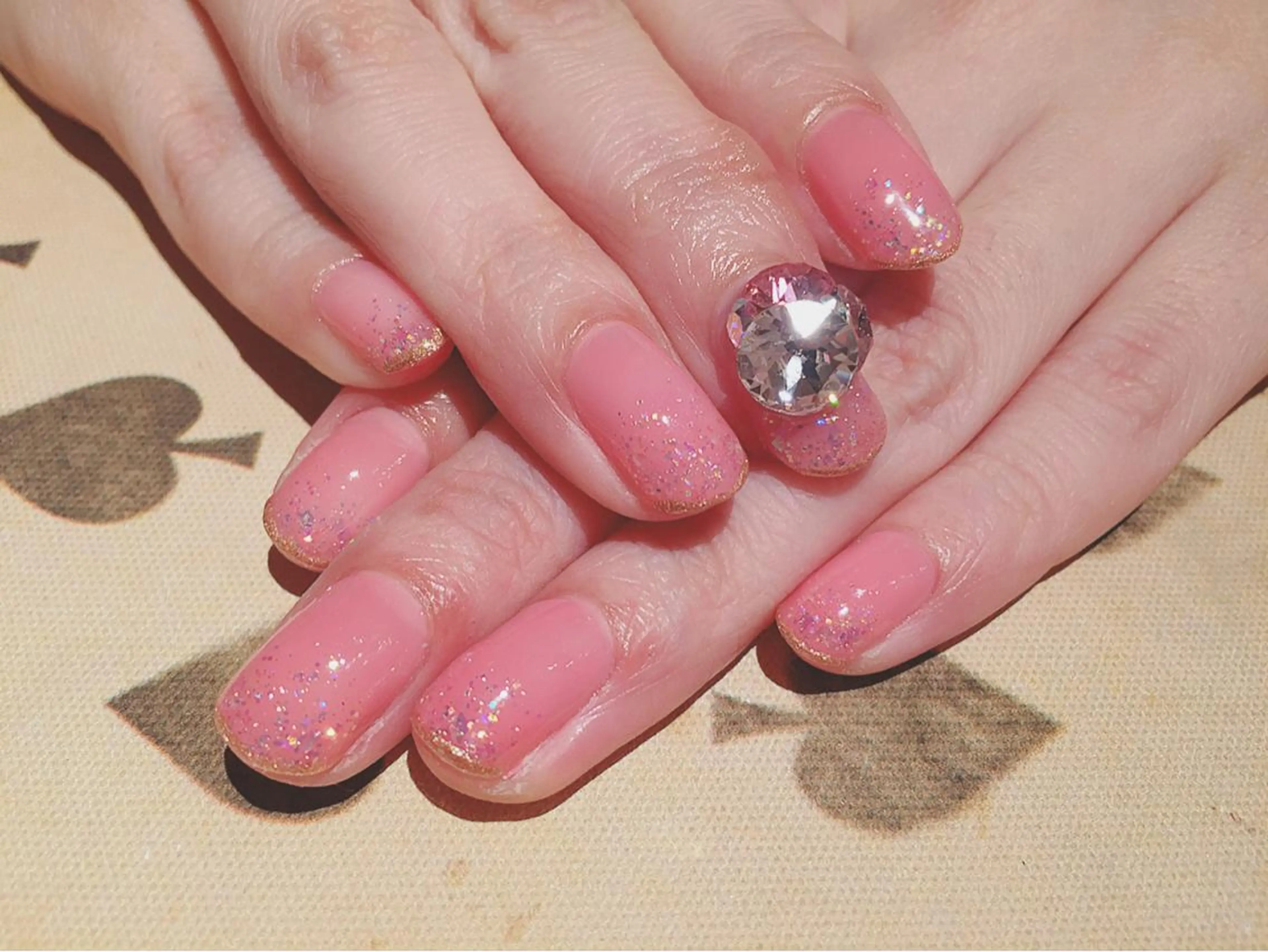 ネイル ラメ(グリッター) RigHair所属・RigHair MIZUHOのネイルデザイン