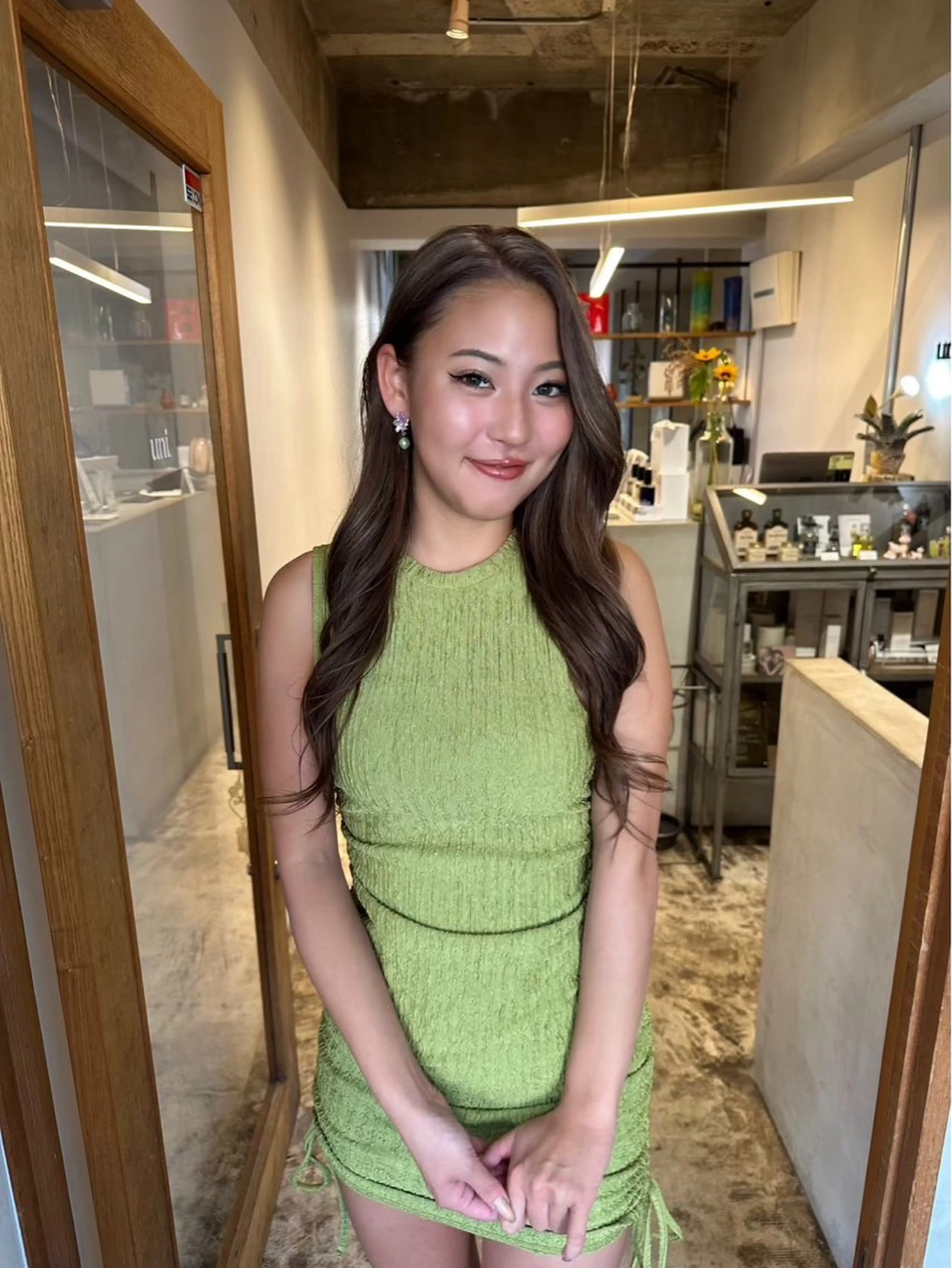 ロング カラー 前田 野々葉のヘアスタイル