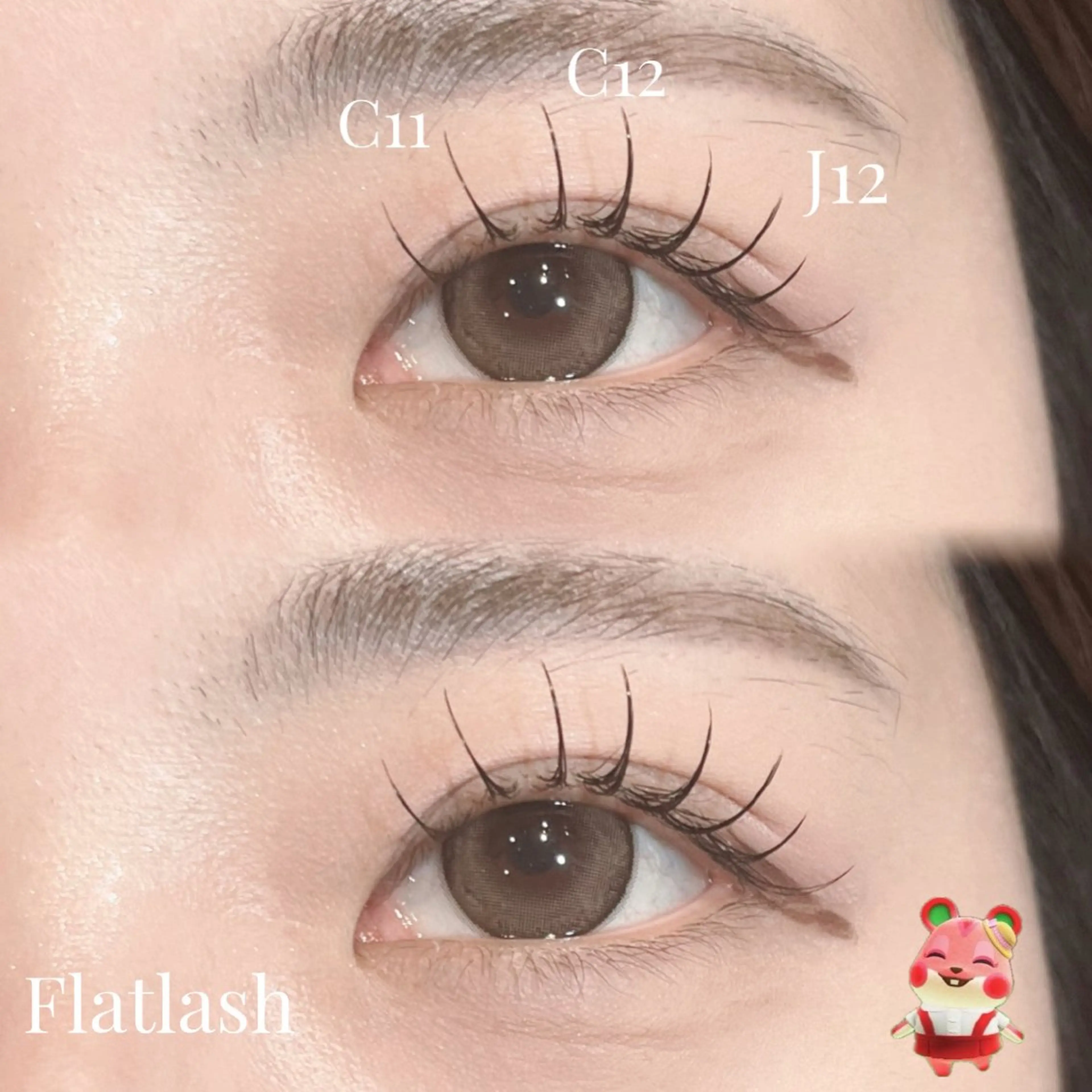 マツエク・マツパ マツエク yume ⋆꙳𝜗𝜚꙳.*‬のマツエク・マツパデザイン