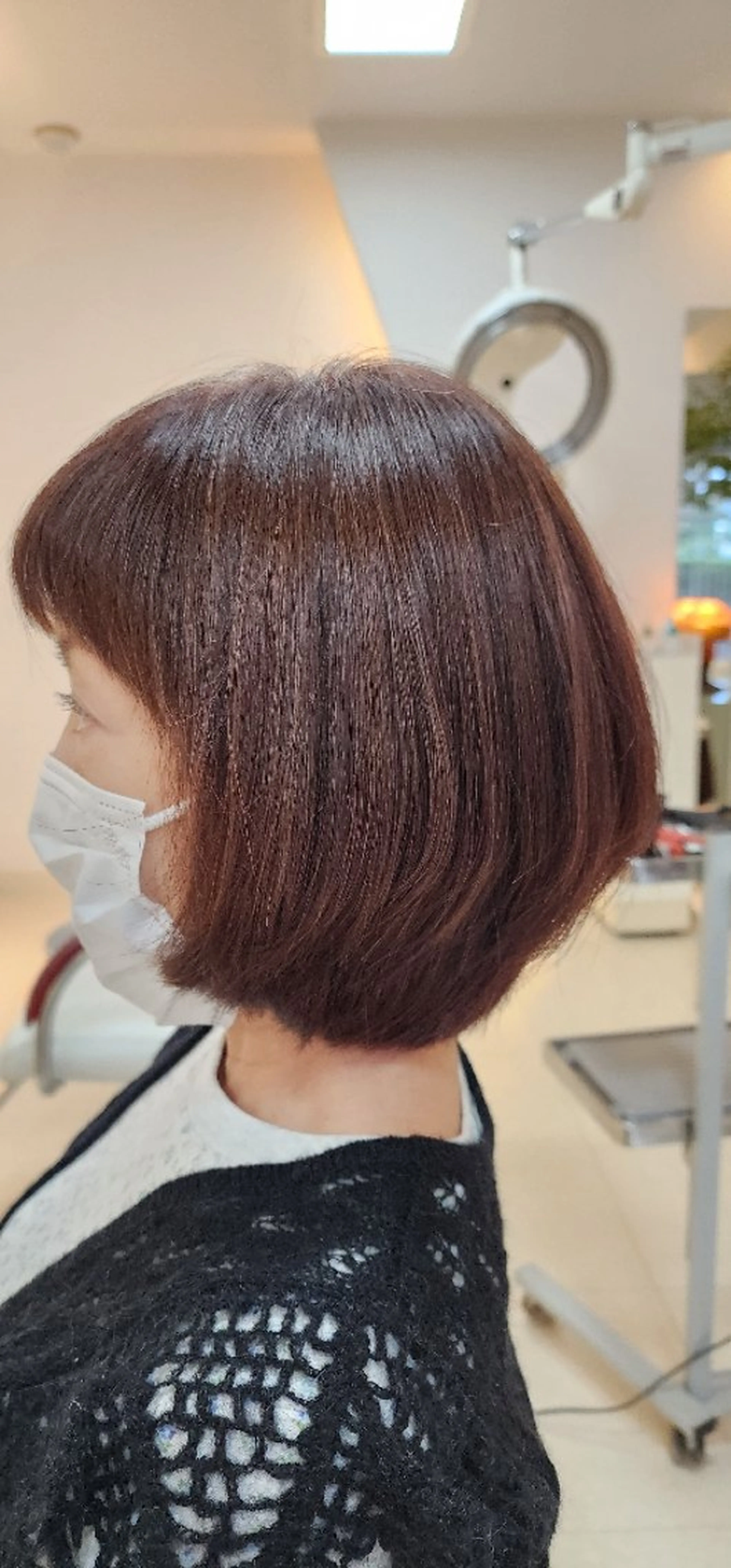 ミディアム カラー 髪質改善 トリートメント hairmake Juinのヘアスタイル