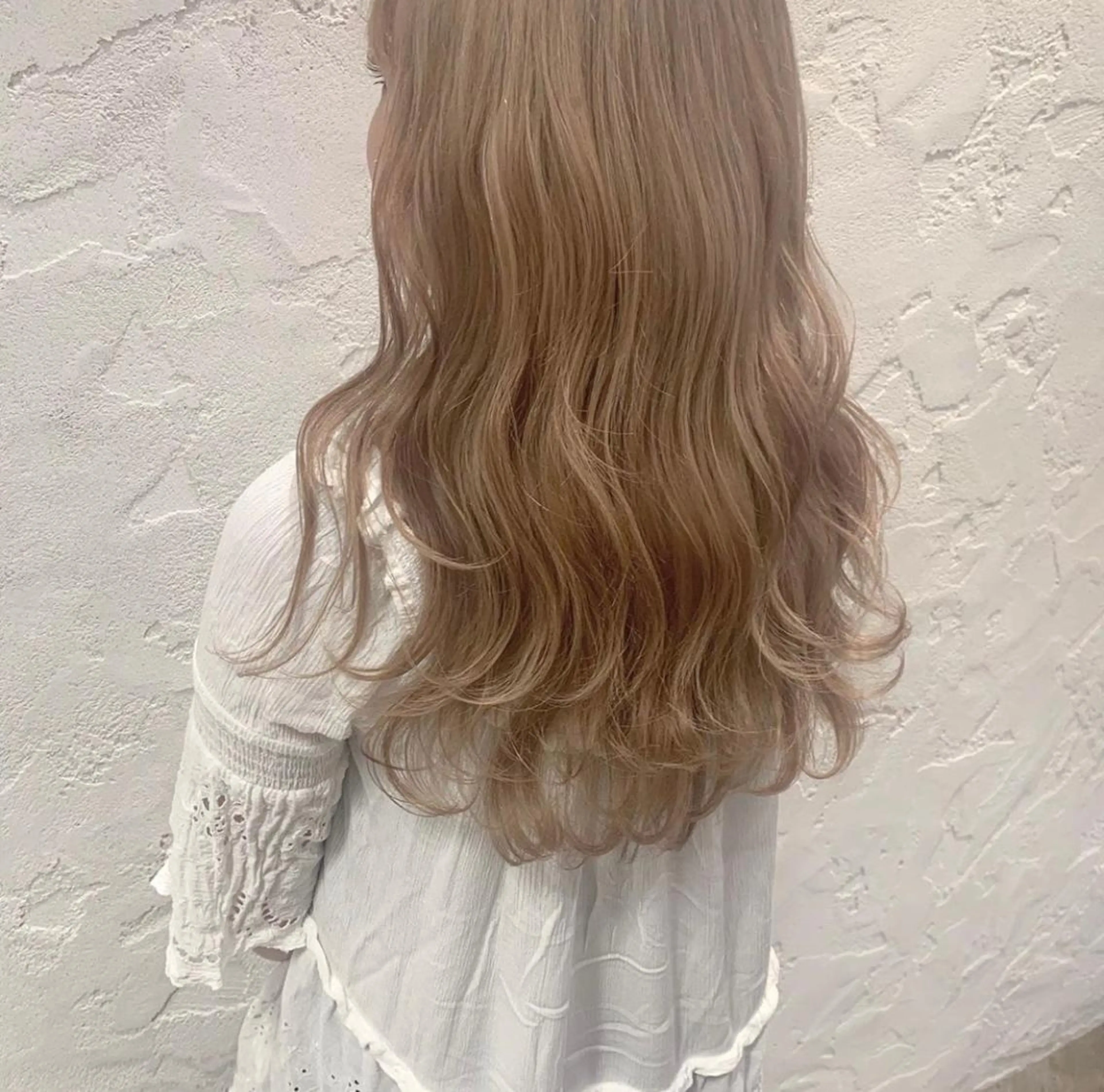 ロング カラー ヘアアレンジ ブリーチ 🌟アレンジが似合う カラー🌟Rumiのヘアスタイル