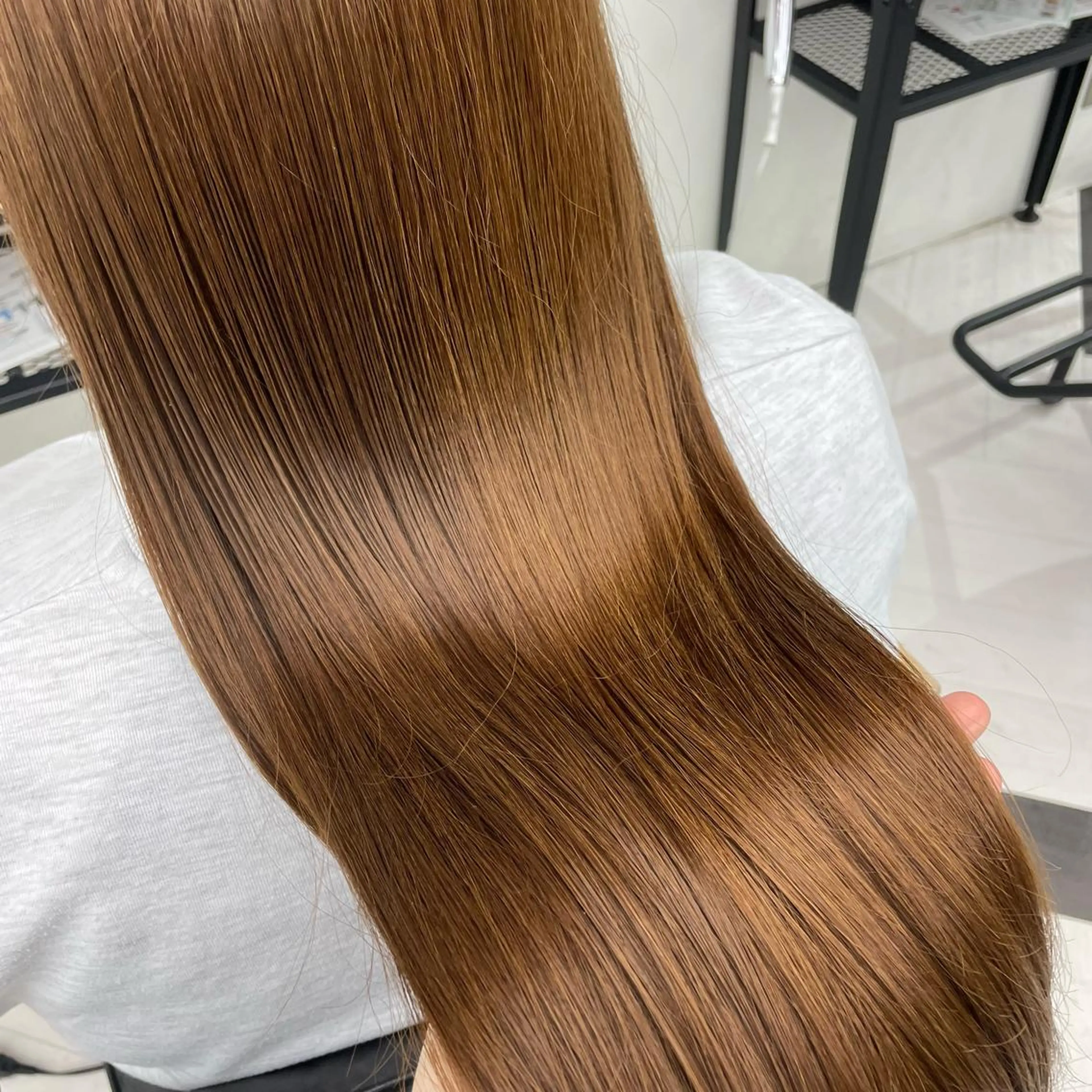 ミディアム カラー パーマ ヘアアレンジ メンズ キッズ ネイル マツエク・マツパ アイブロウ mona/ ストレートスタイル✨のヘアスタイル