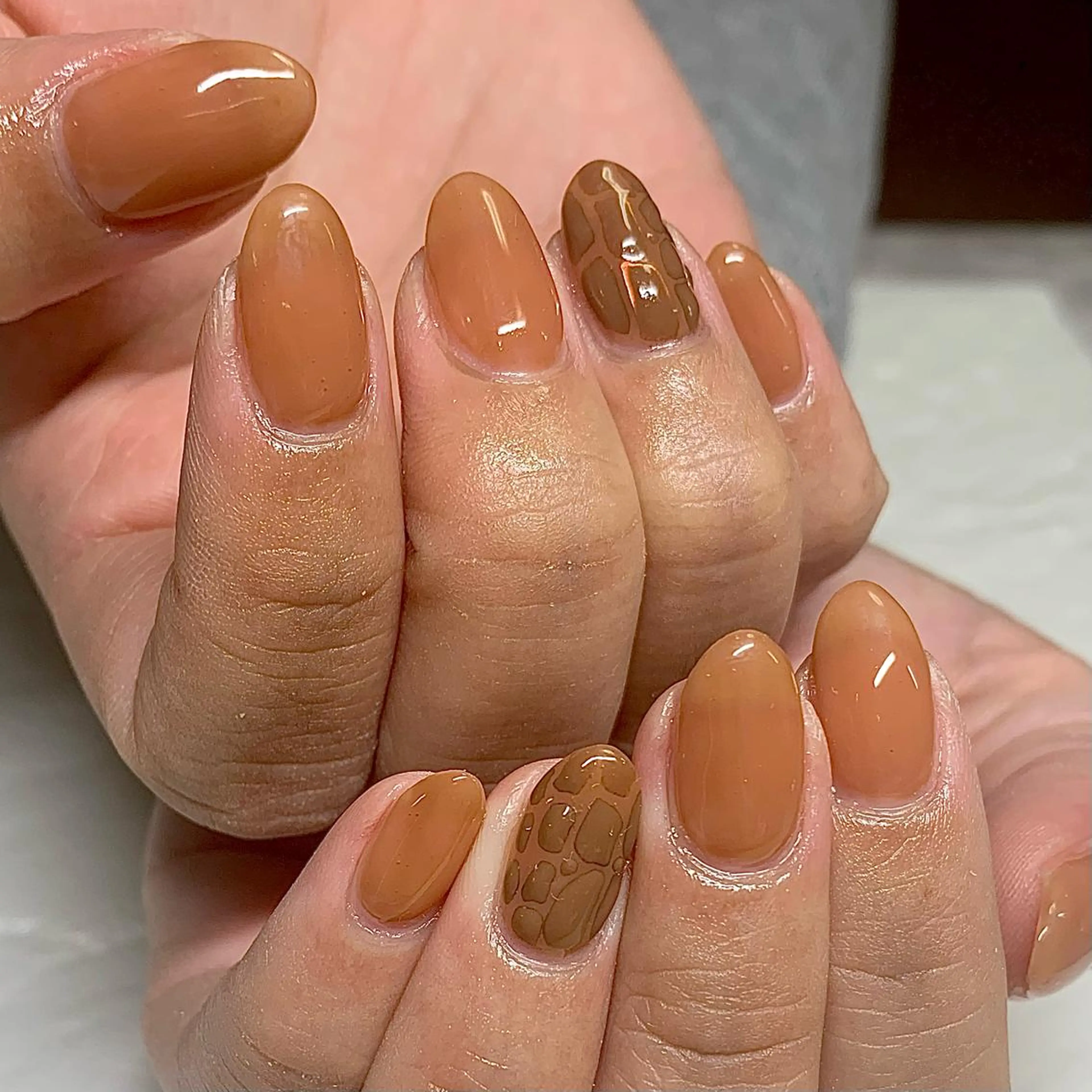 ネイル ワンカラーネイル 'a'ala nailのネイルデザイン