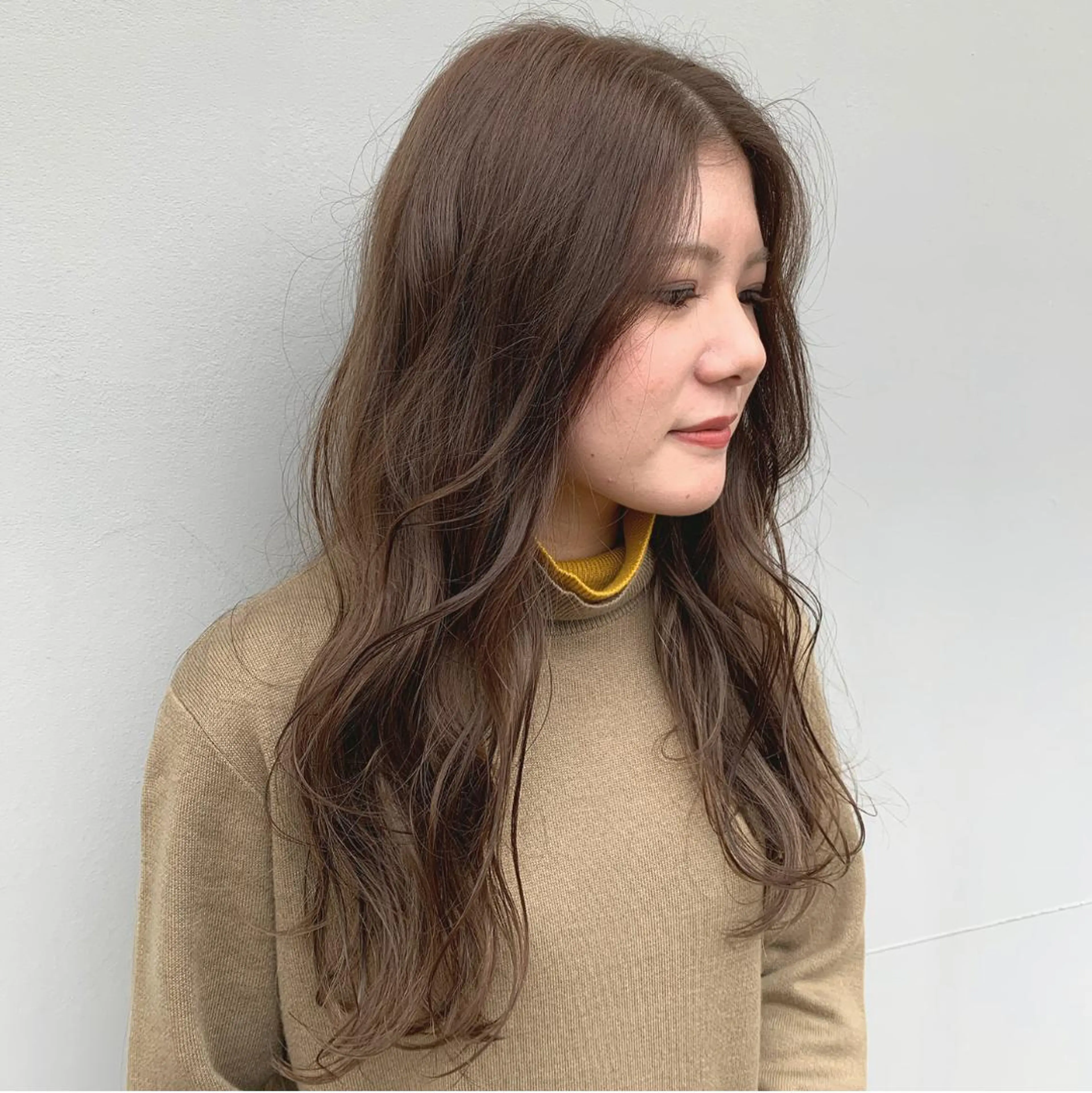 ロング カラー hub hair レイヤー/透明感のヘアスタイル