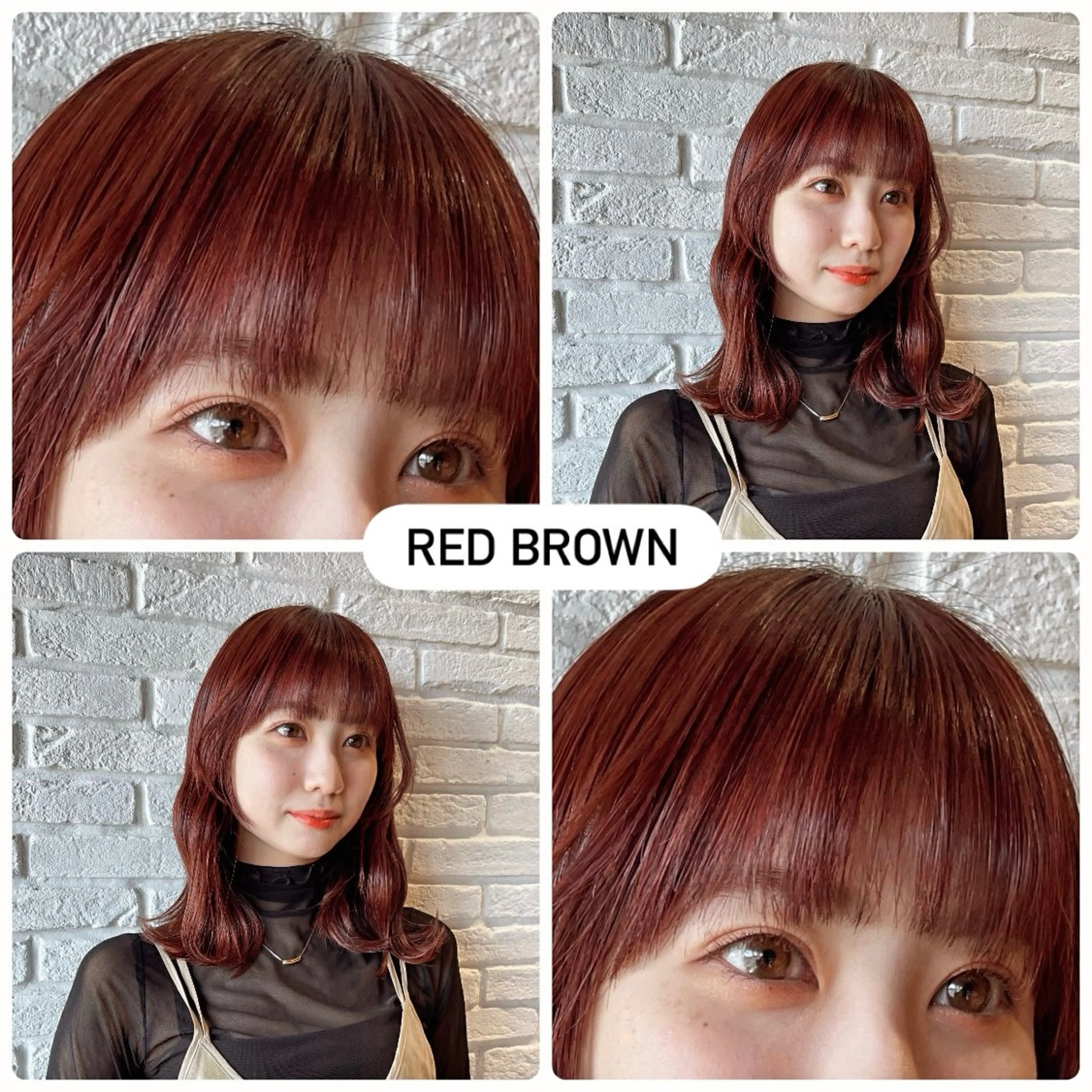 【カシスカラー限定🔮】🌈ブリーチ無しダブルカラー 🌈 暖色🦄カシスオレンジカラー🍊➕5stepトリートメントの写真