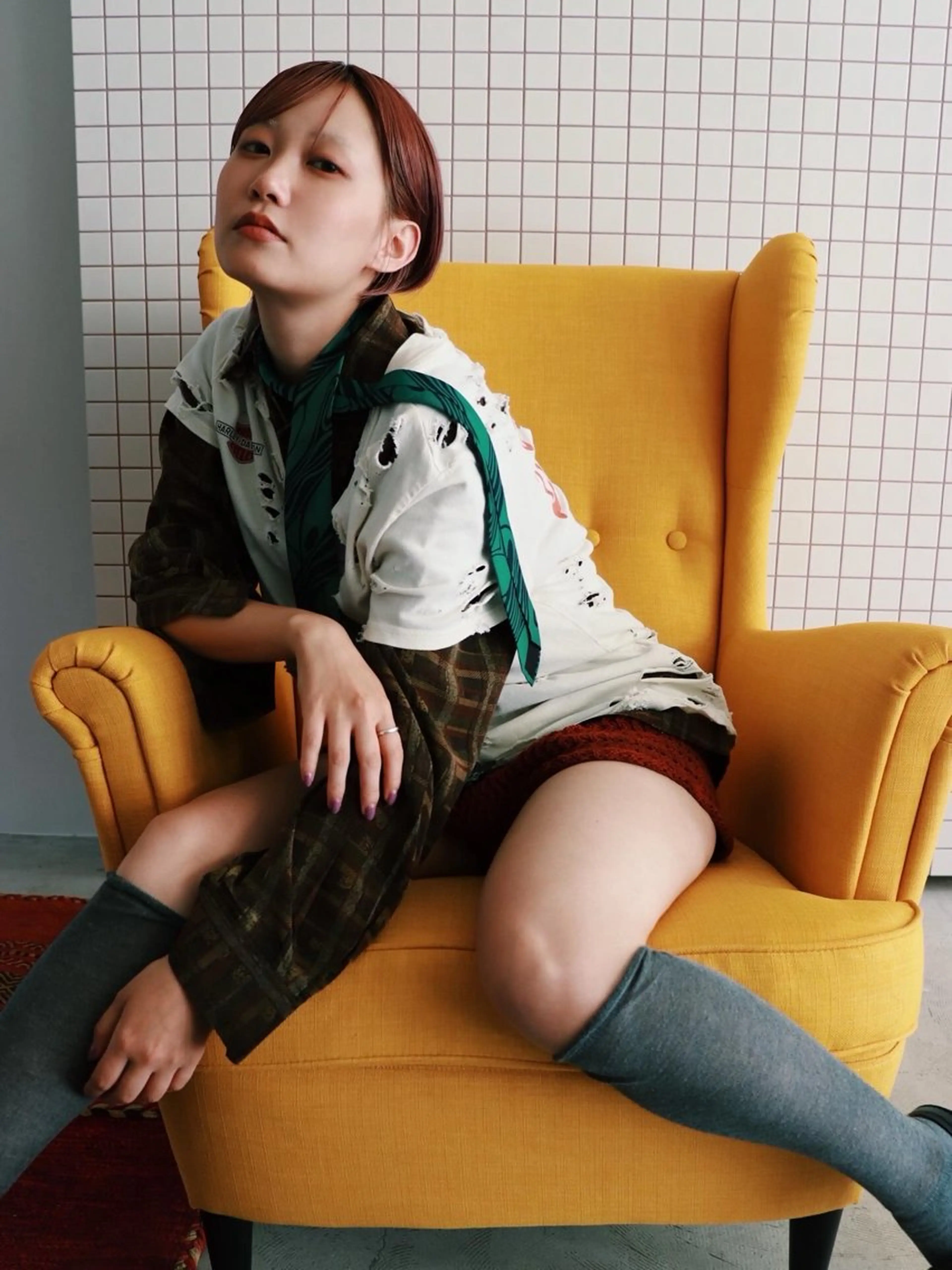 ショート カラー カット ヘアカラー トリートメント 🧡色落ちまで2度綺 麗なカラー🧡ヨシキのヘアスタイル