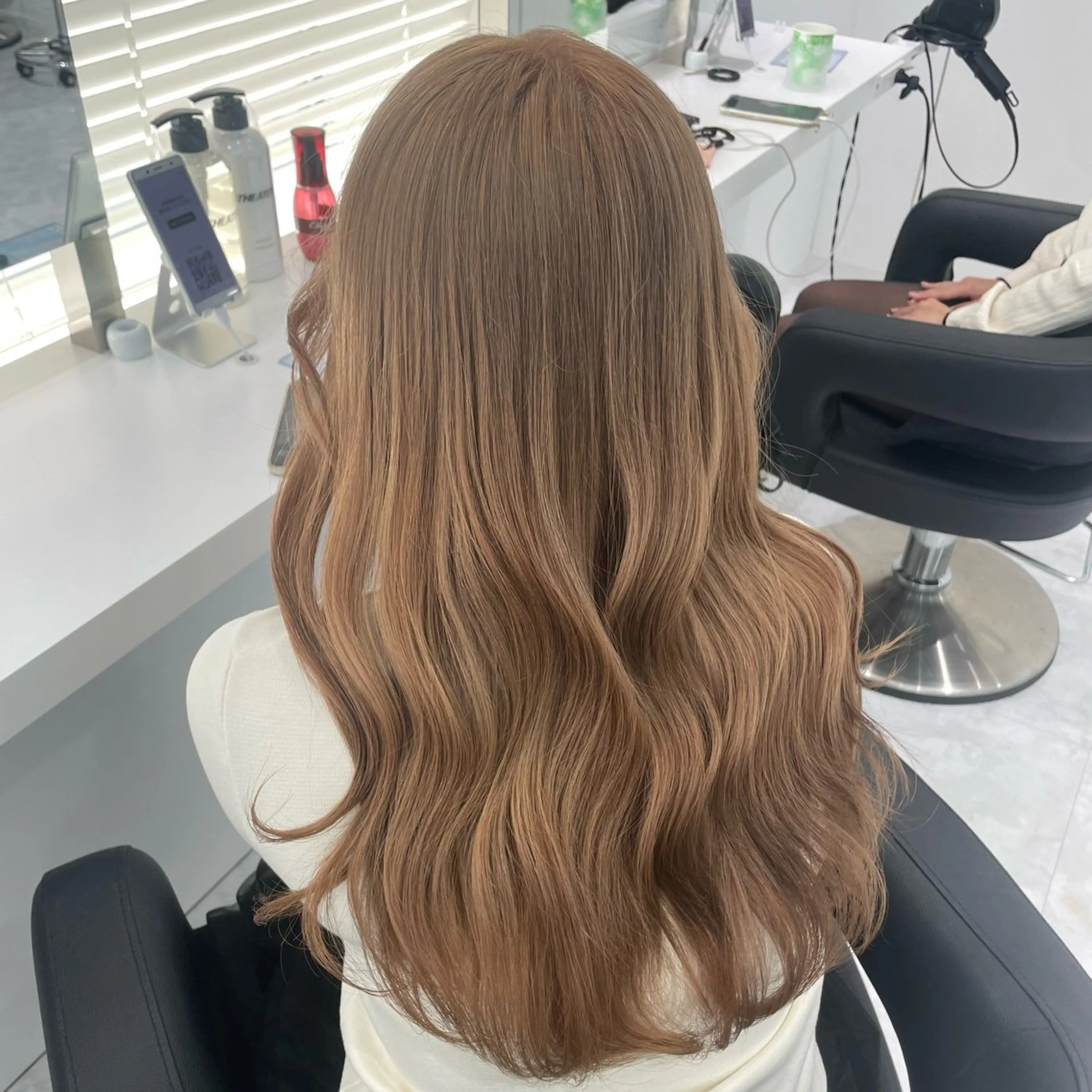 ロング カラー ヘアカラー トリートメント 艶髪グレージュ特化/ CHIKARAのヘアスタイル