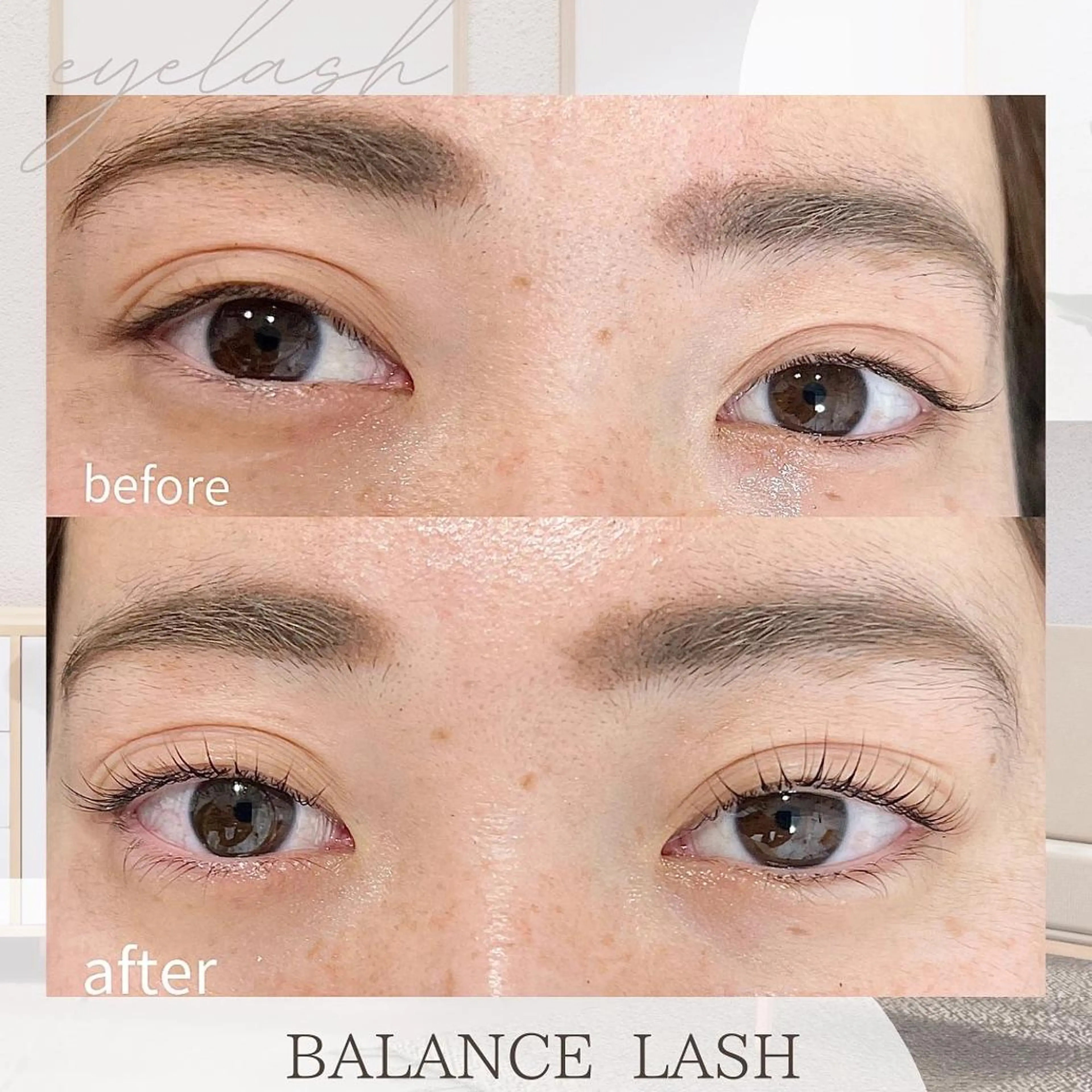 マツエク・マツパ ナチュラル パリジェンヌラッシュリフト BALANCE LASHのマツエク・マツパデザイン