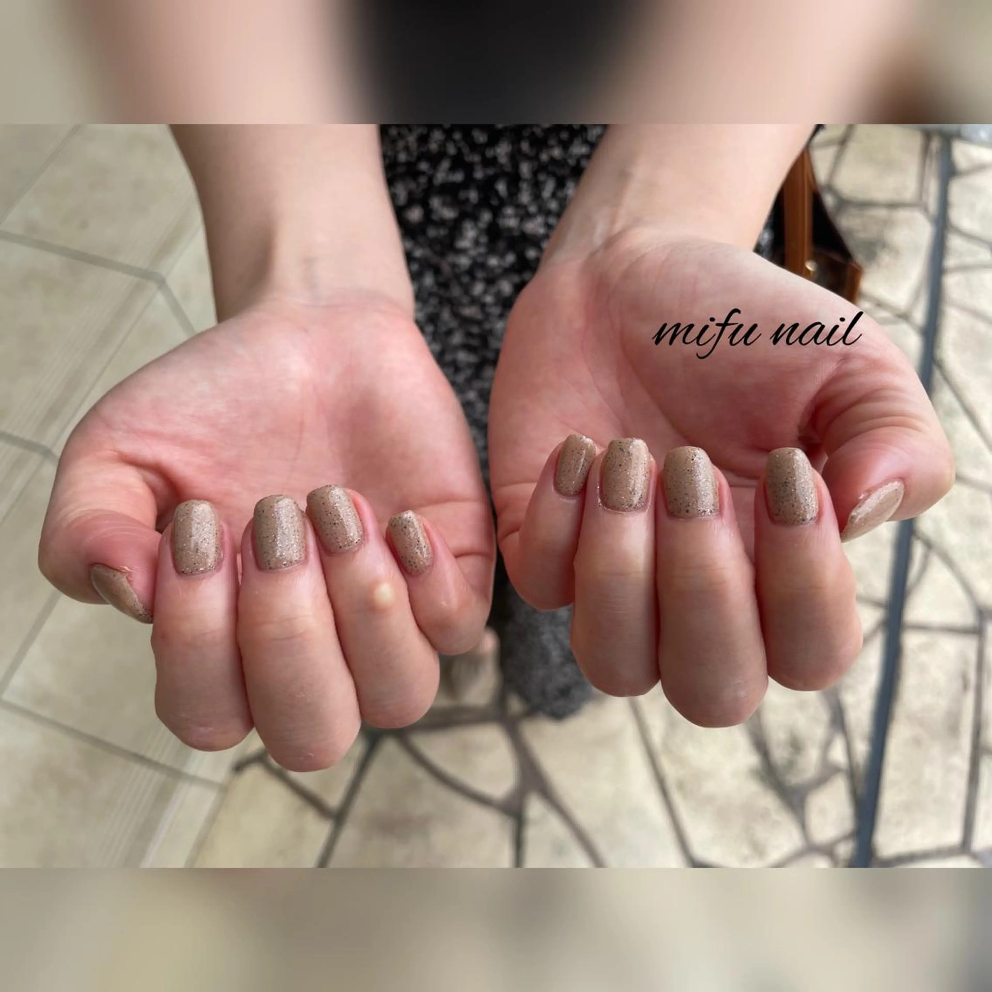 ショート ネイル ハンドネイル ハンドケア 大田 美笛香のネイルデザイン