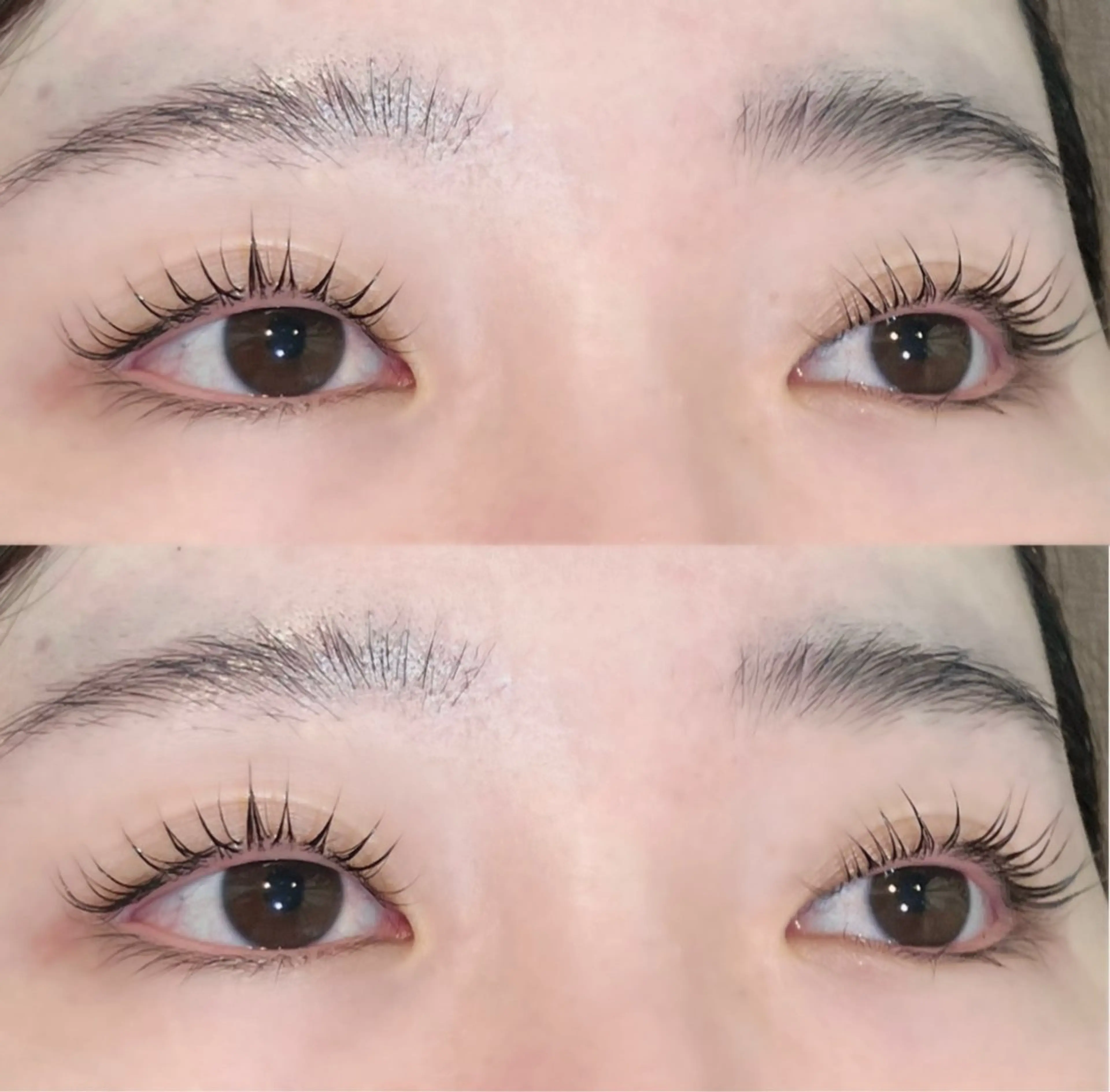 マツエク・マツパ 透明感つやカラー🎀 ／マツエクのヘアスタイル