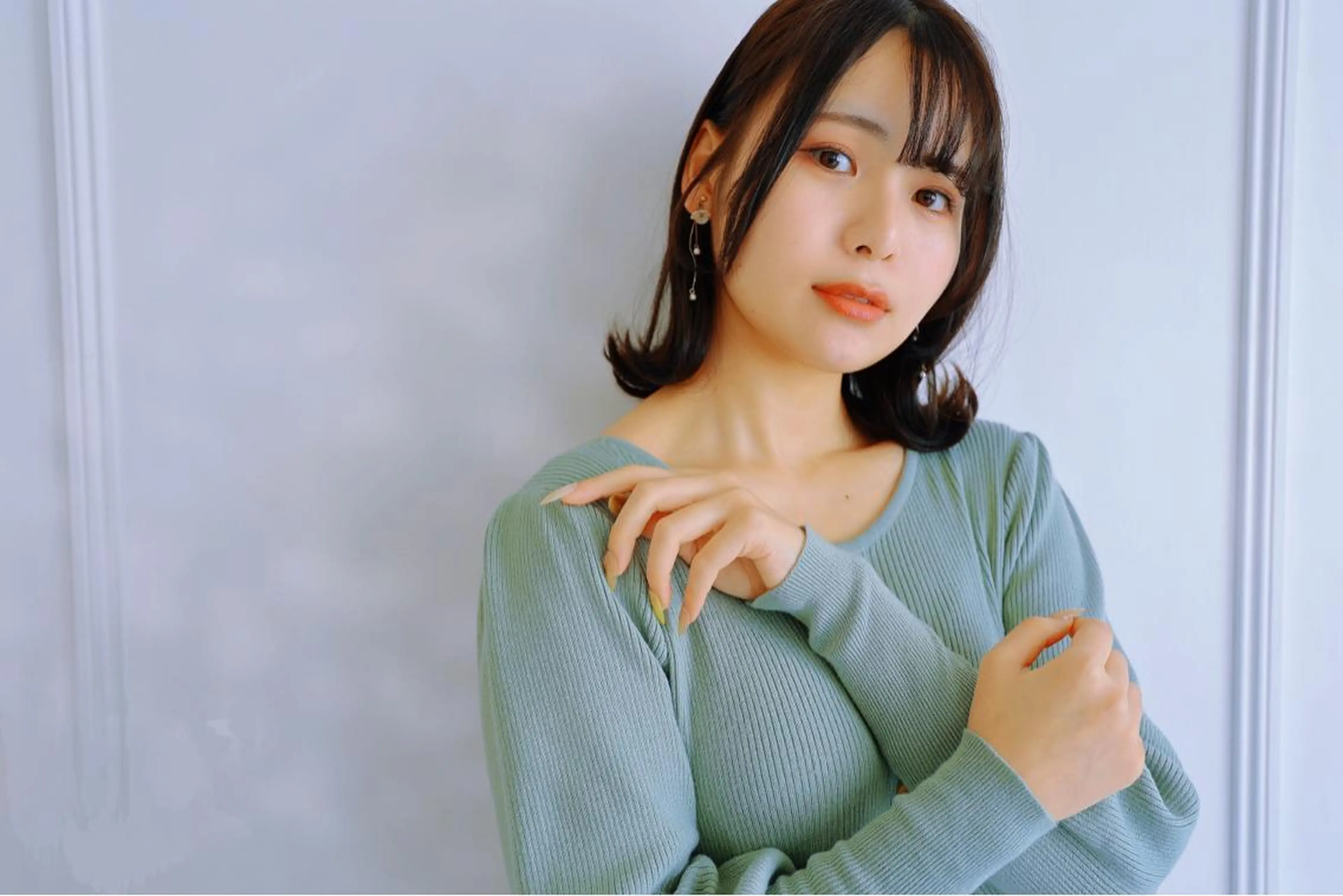 ミディアム hair make powder 薮本のヘアスタイル