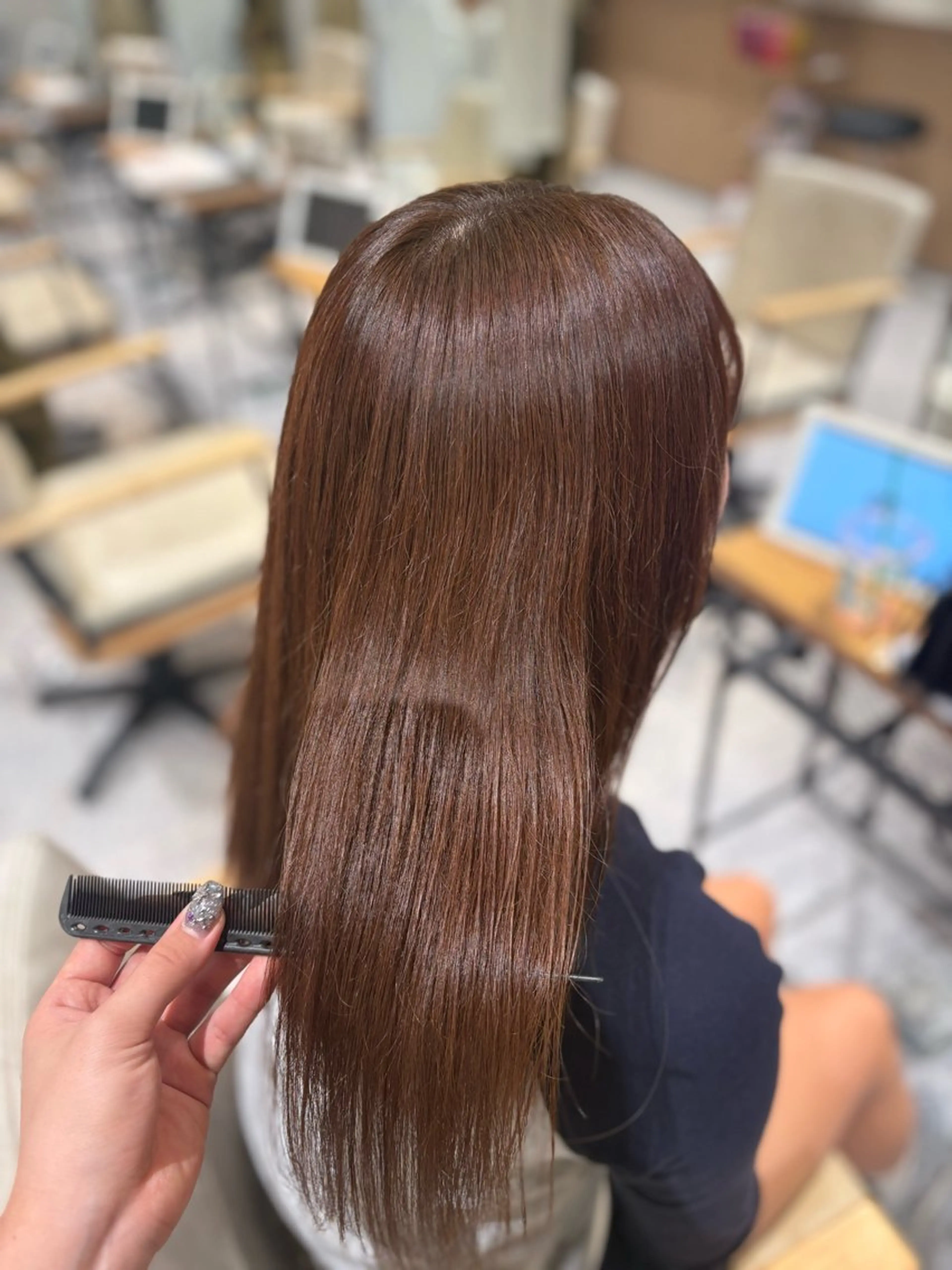 ロング カラー ブリーチ ヘアカラー ブリーチ/マツエク 𝓡𝓲𝓷🫧のマツエク・マツパデザイン