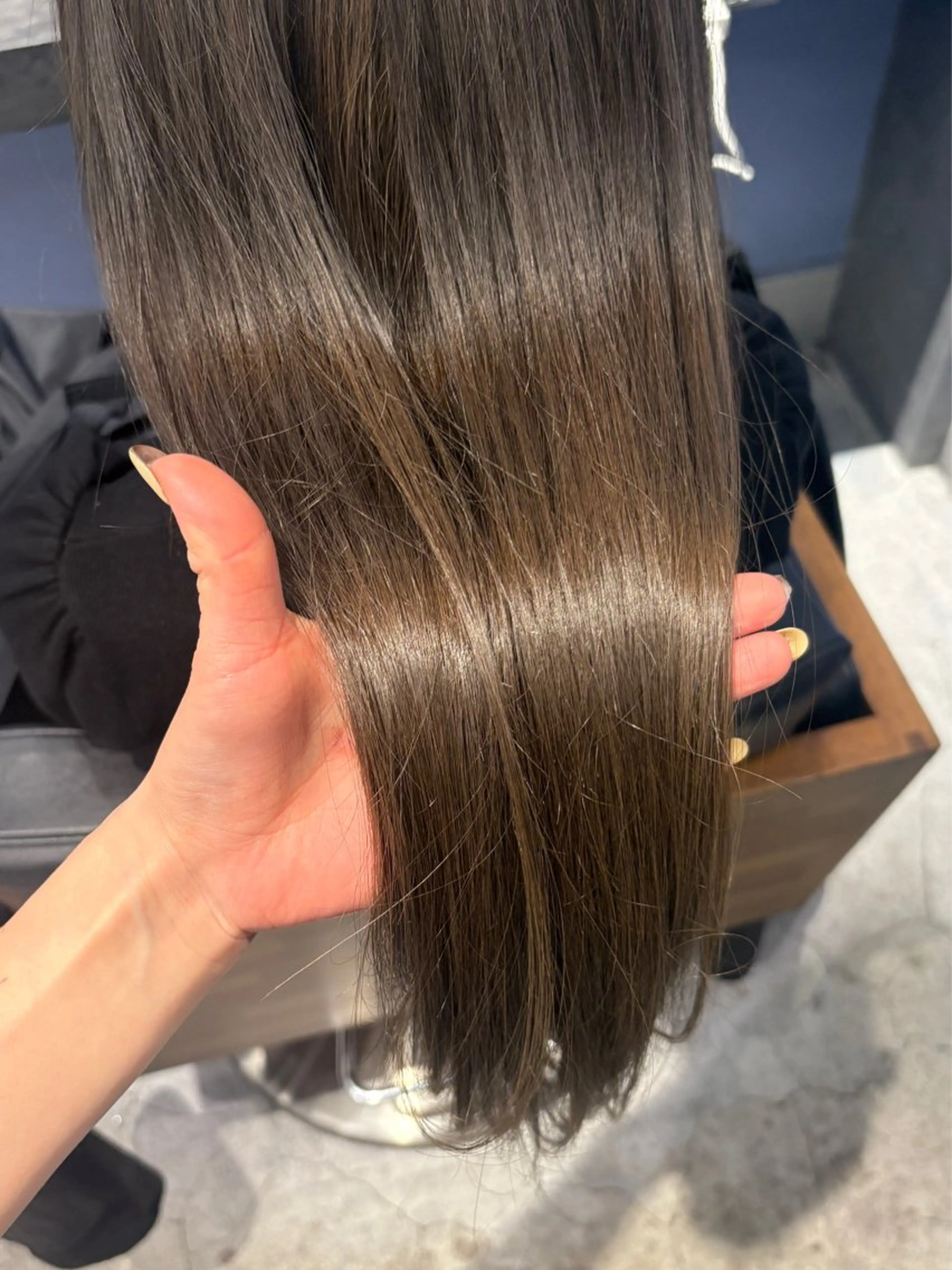 ロング カラー ヘアカラー トリートメント RIN／韓国ヘア レイヤー／メンズのヘアスタイル