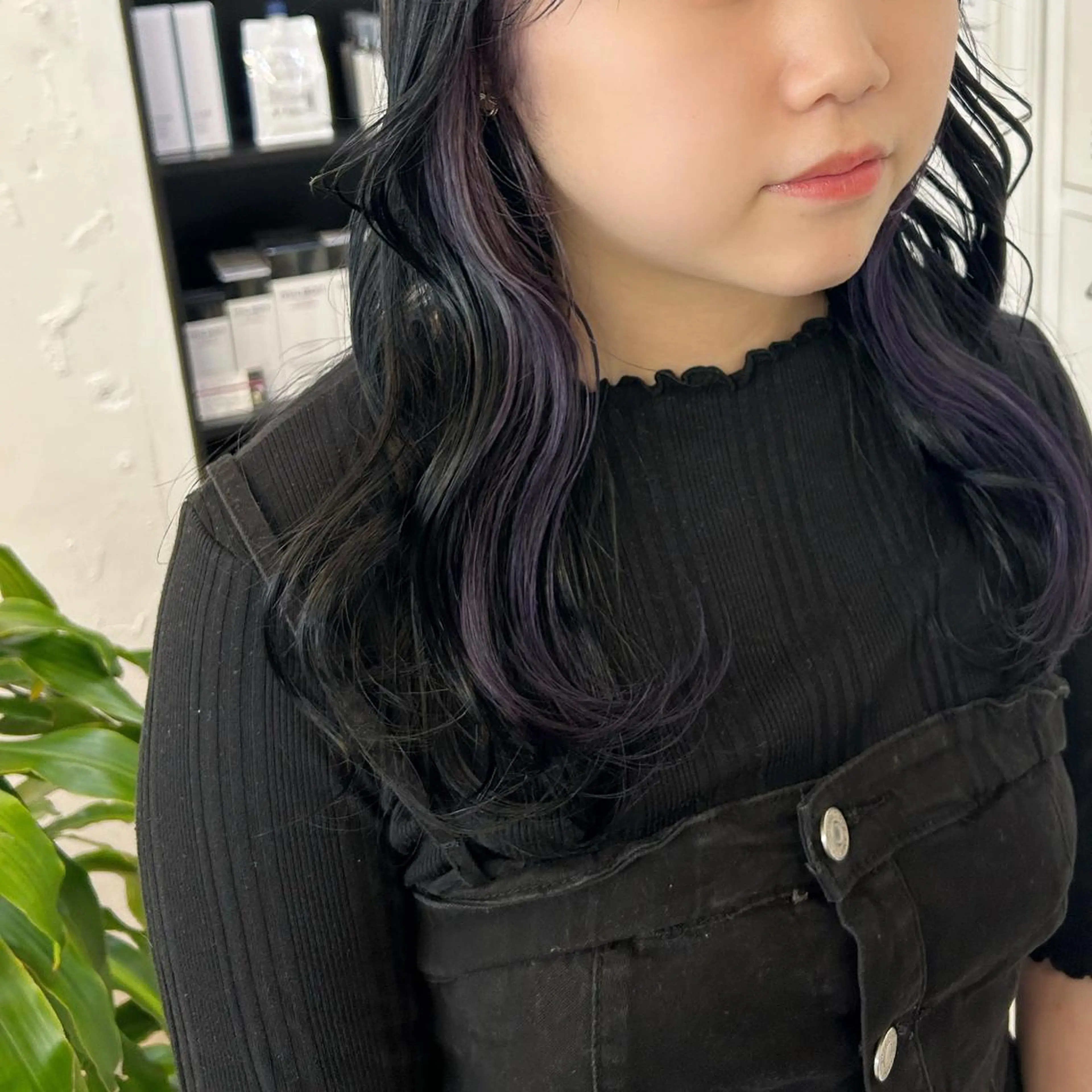 ロング カラー ヘアカラー トリートメント ♡ラベンダー/ピンク /顔まわり♡ネイロのヘアスタイル