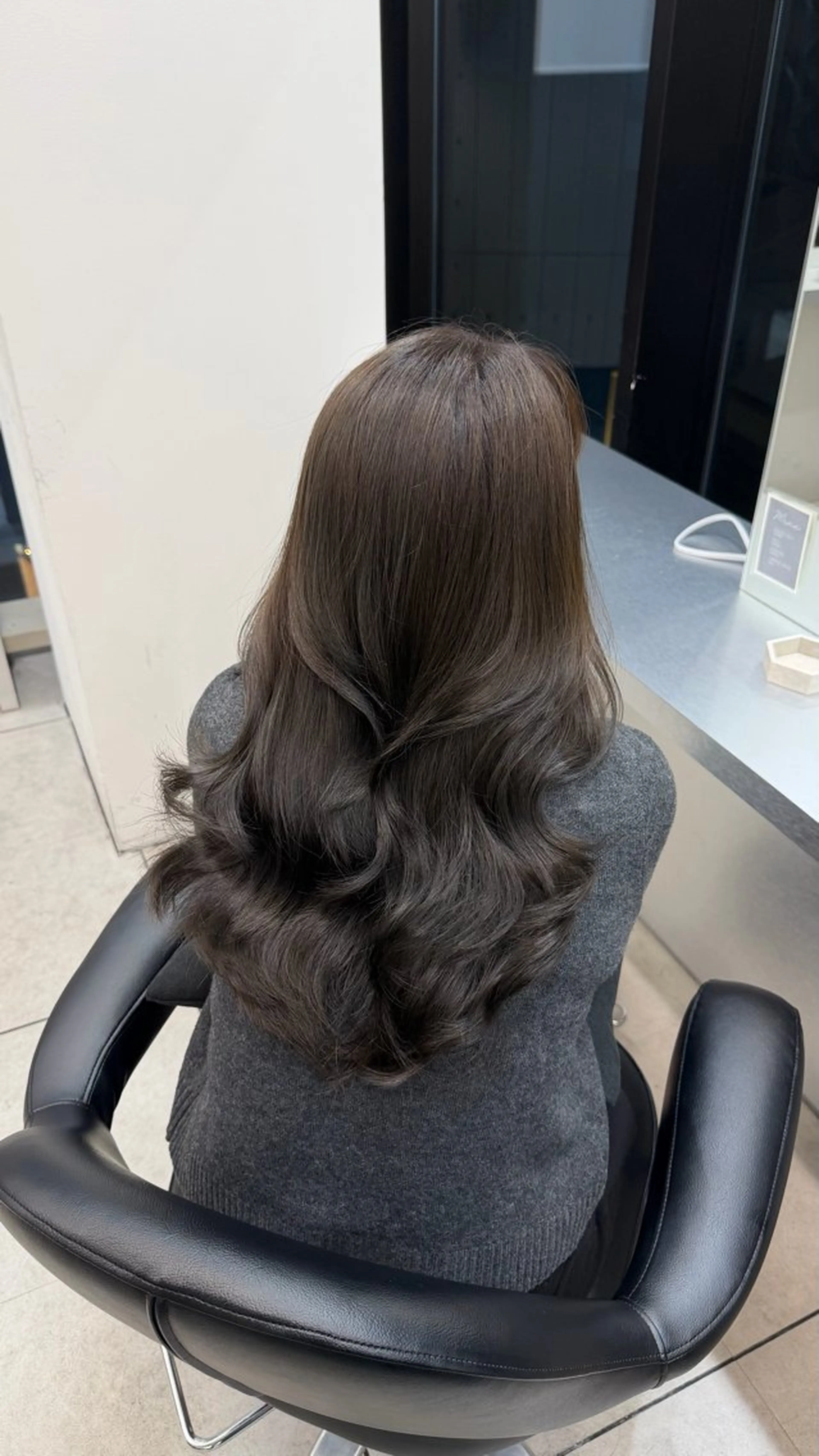 ロング カット ヘアカラー 縮毛矯正 トリートメント 艶髪/縮毛矯正/ Core mikuaのヘアスタイル