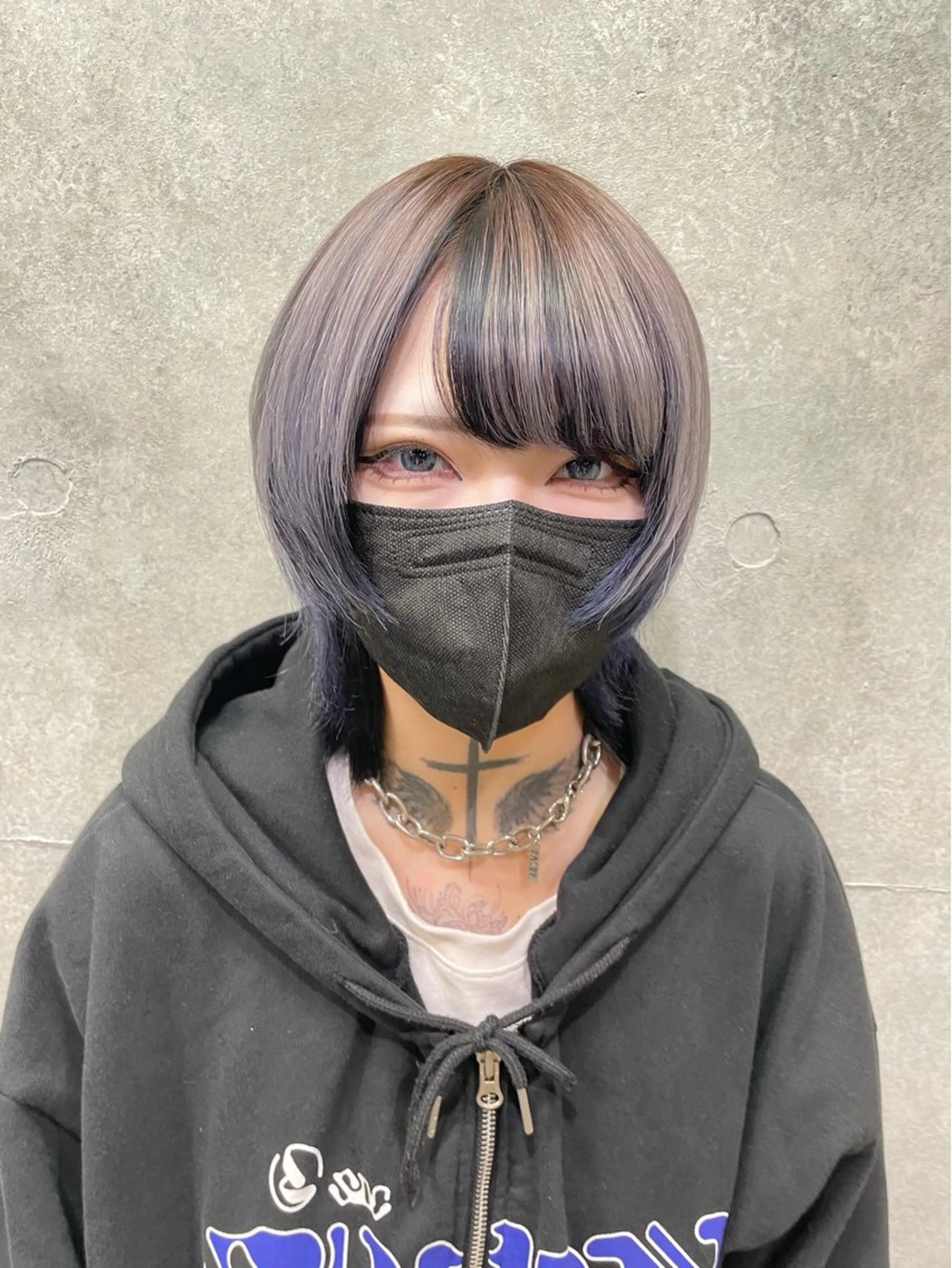 ミディアム カラー 韓国レイヤー/透明感 /髪質改善/アジキのヘアスタイル