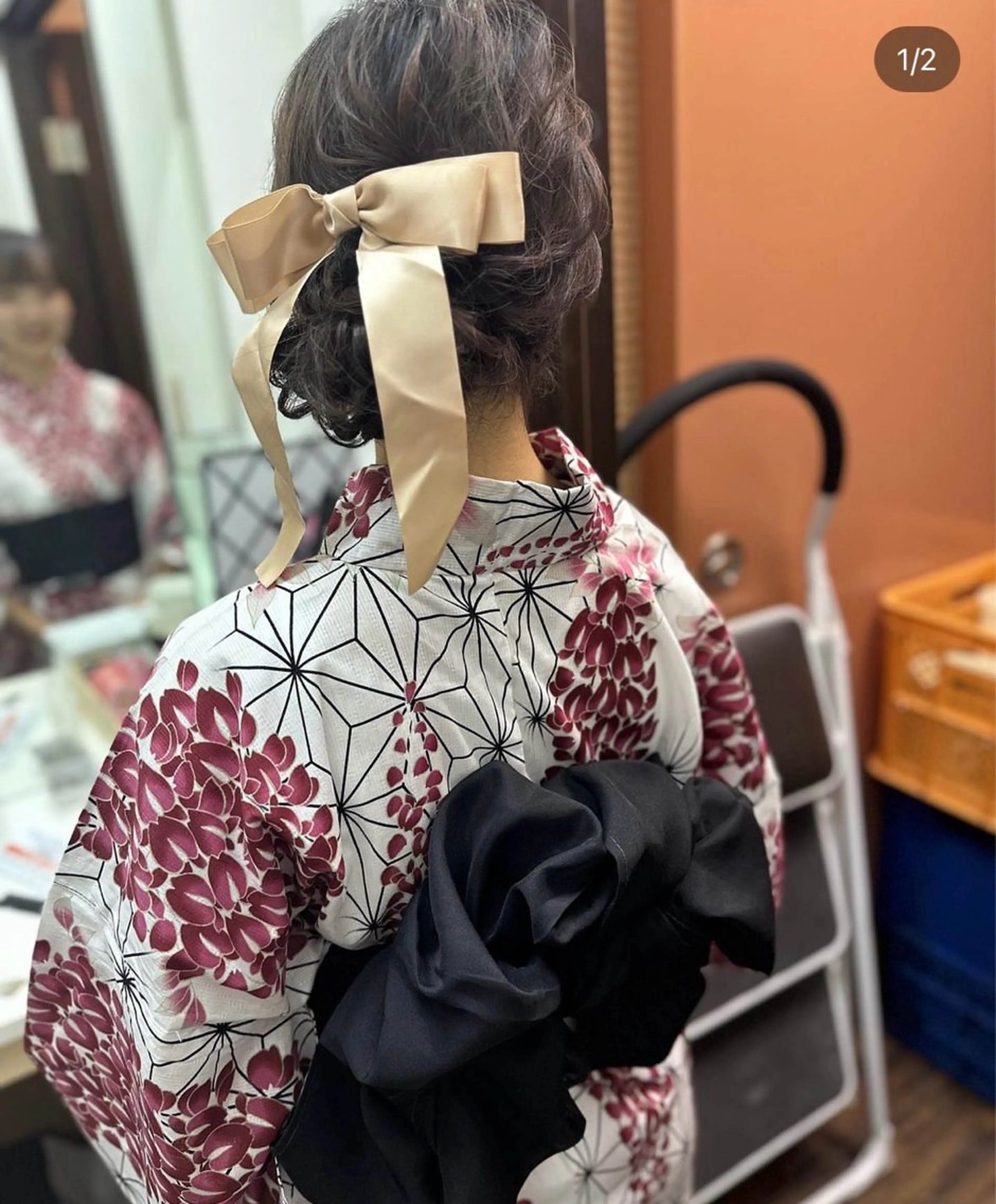 浴衣着付けヘアセットの写真
