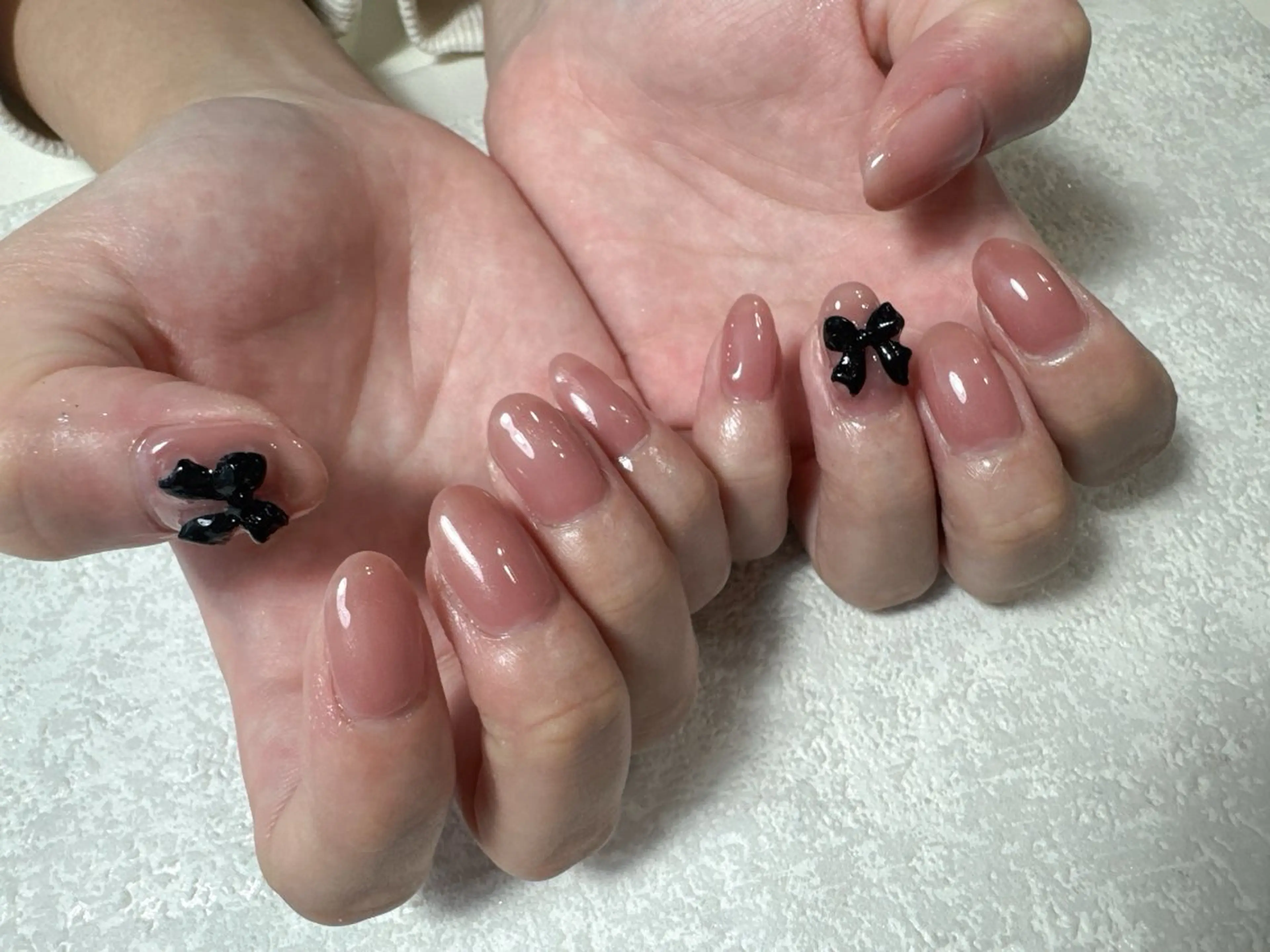 ネイル ジェルネイル メンズネイル ワンカラーネイル パラジェル ピンク kikinail 溝の口のネイルデザイン