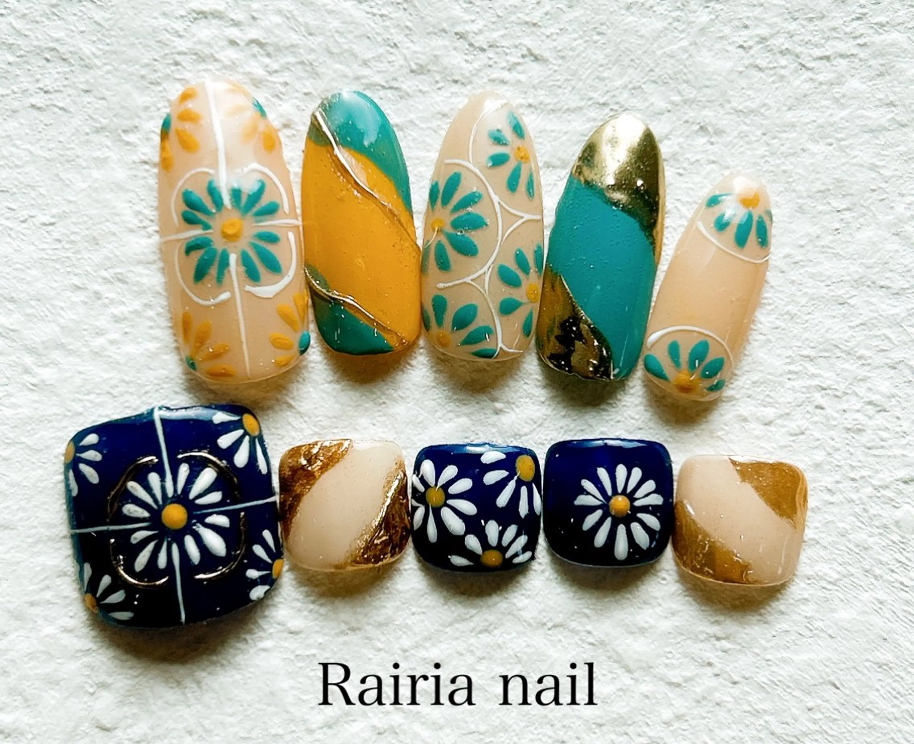 ネイル アートネイル ジェルネイル 持ち込み ニュアンスネイル パラジェル Rairia nail本八幡店のネイルデザイン
