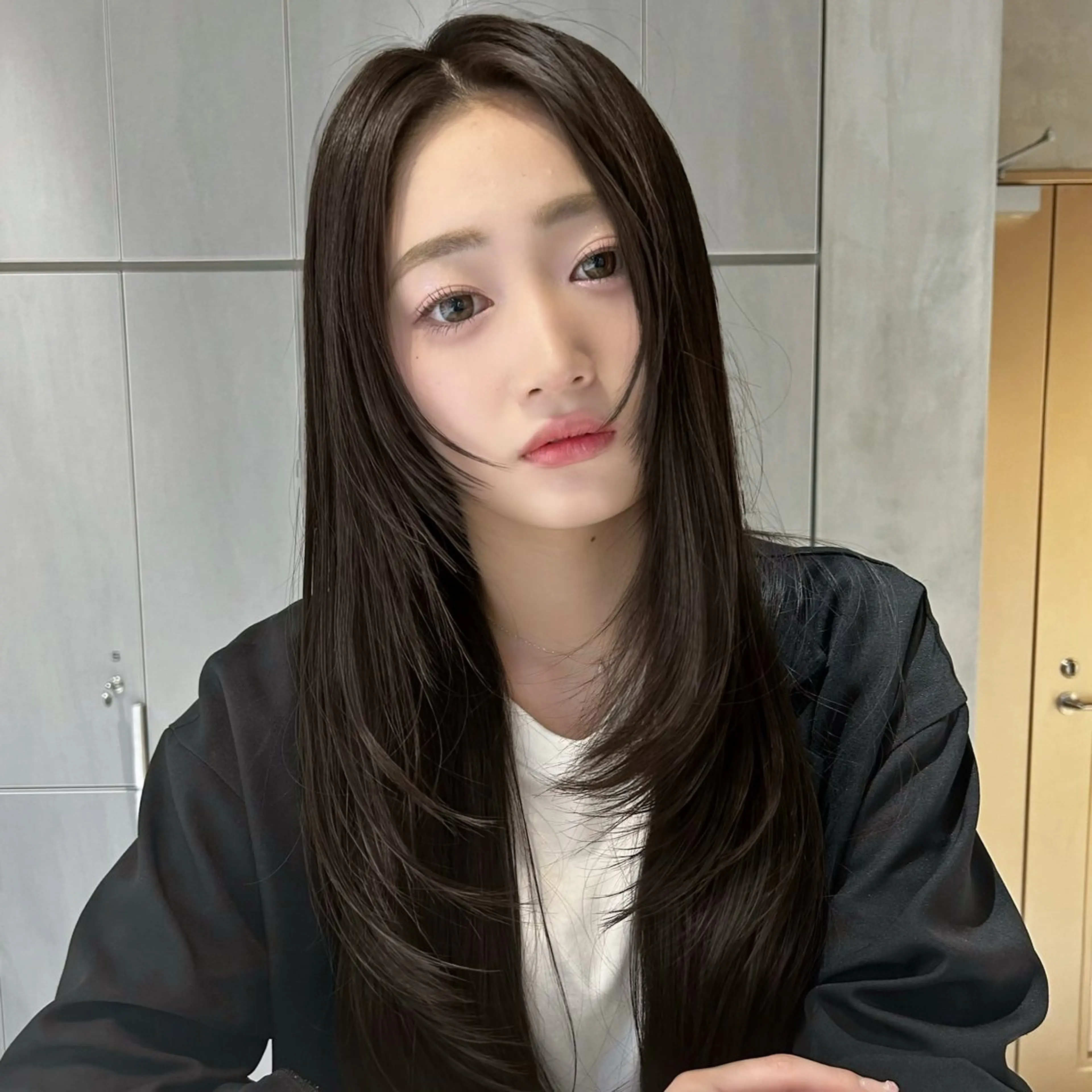 ロング カット ヘアカラー トリートメント 髪質改善 ANFINI所属・ボブ・レイヤー 田中 励也のヘアスタイル