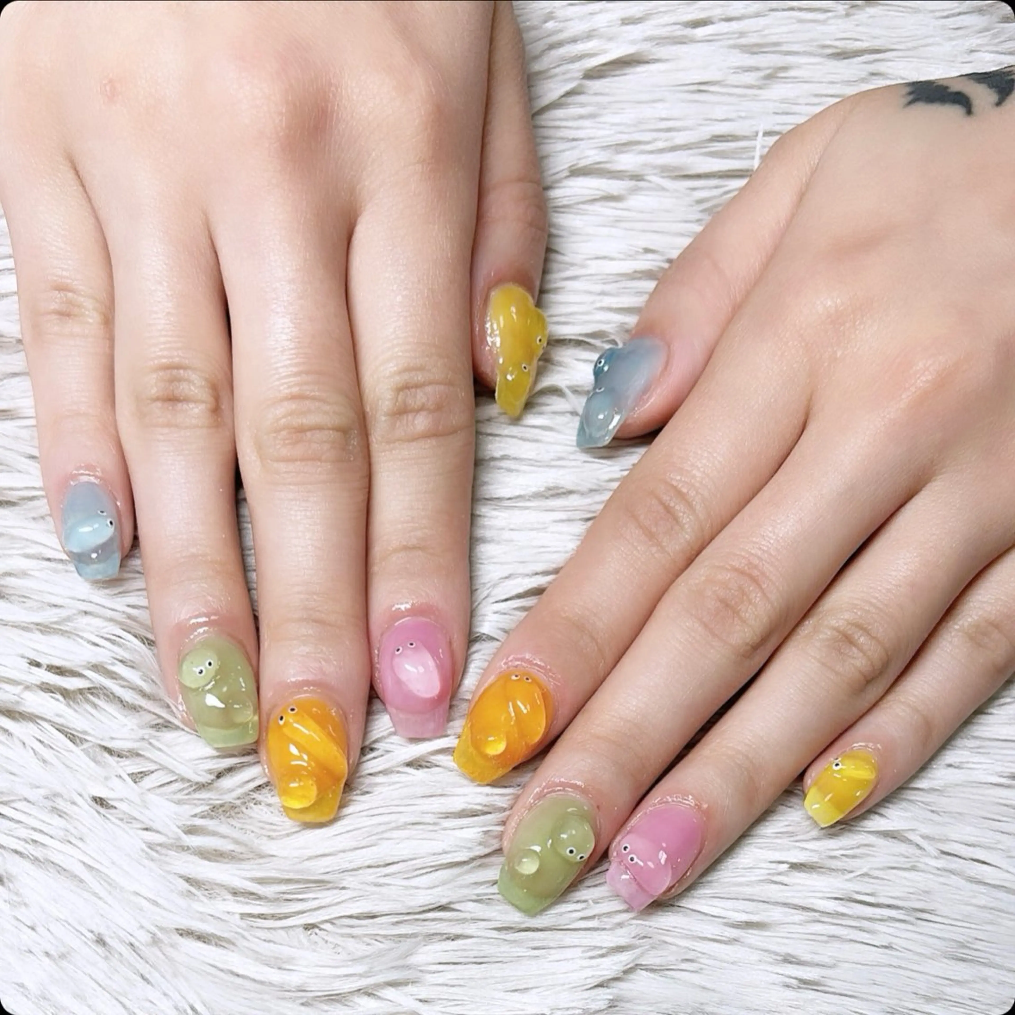 【オフなし】ジェルやり放題(アート無制限･パーツ付け放題)の写真