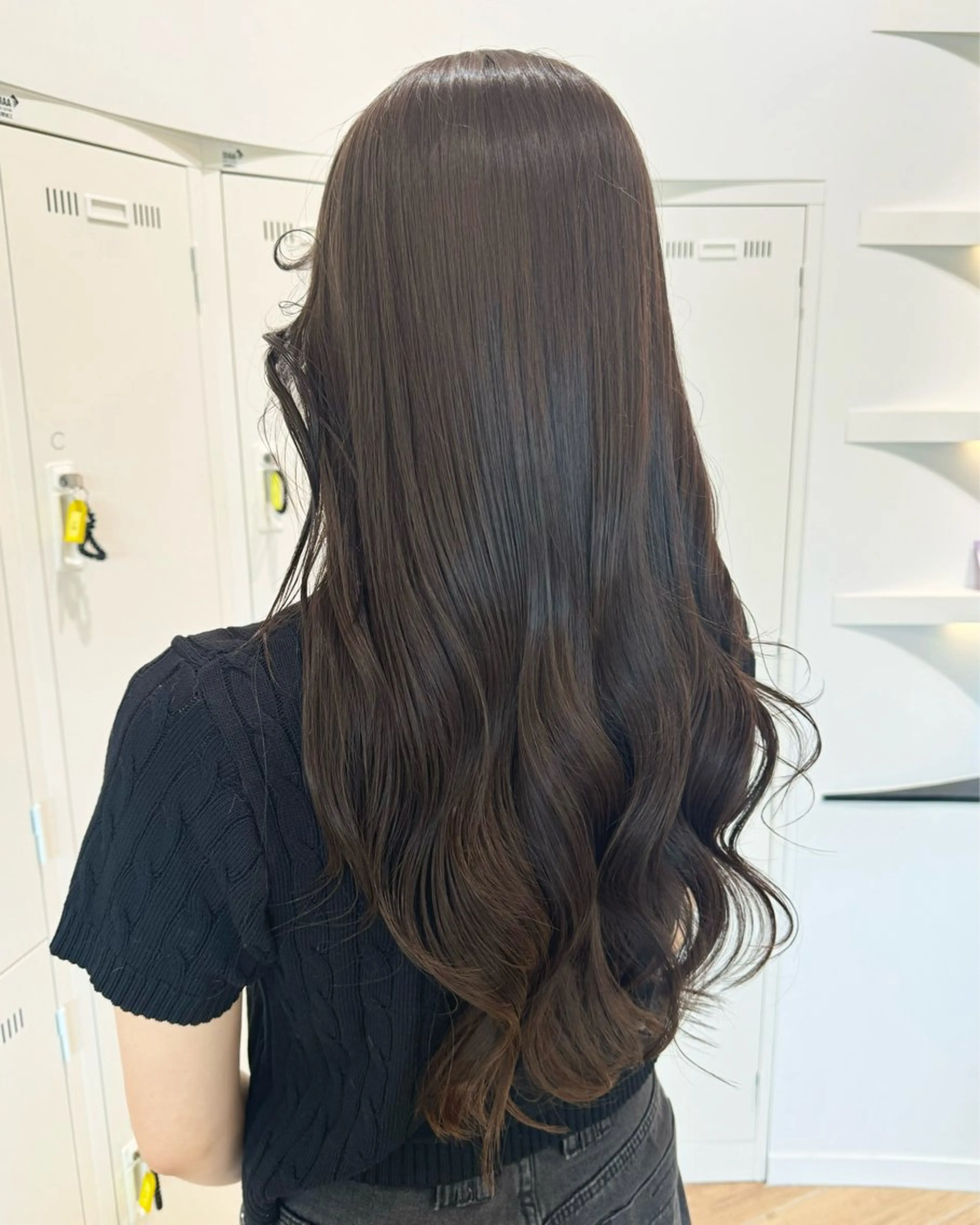 ロング カラー 垢抜け/レイヤー/ ハイトーン/アスナのヘアスタイル